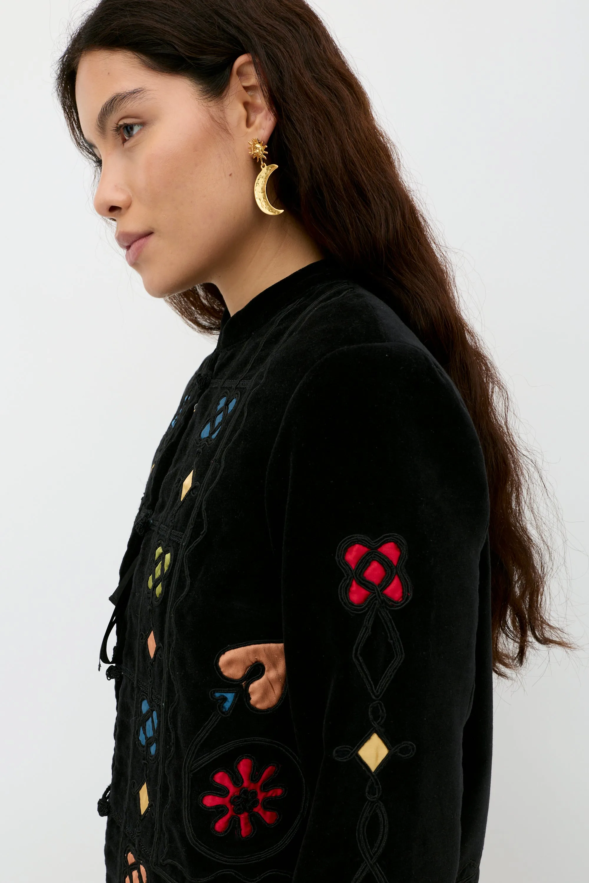Viktoria - Serino Applique Black sold by RIXO product image thumbnail 3