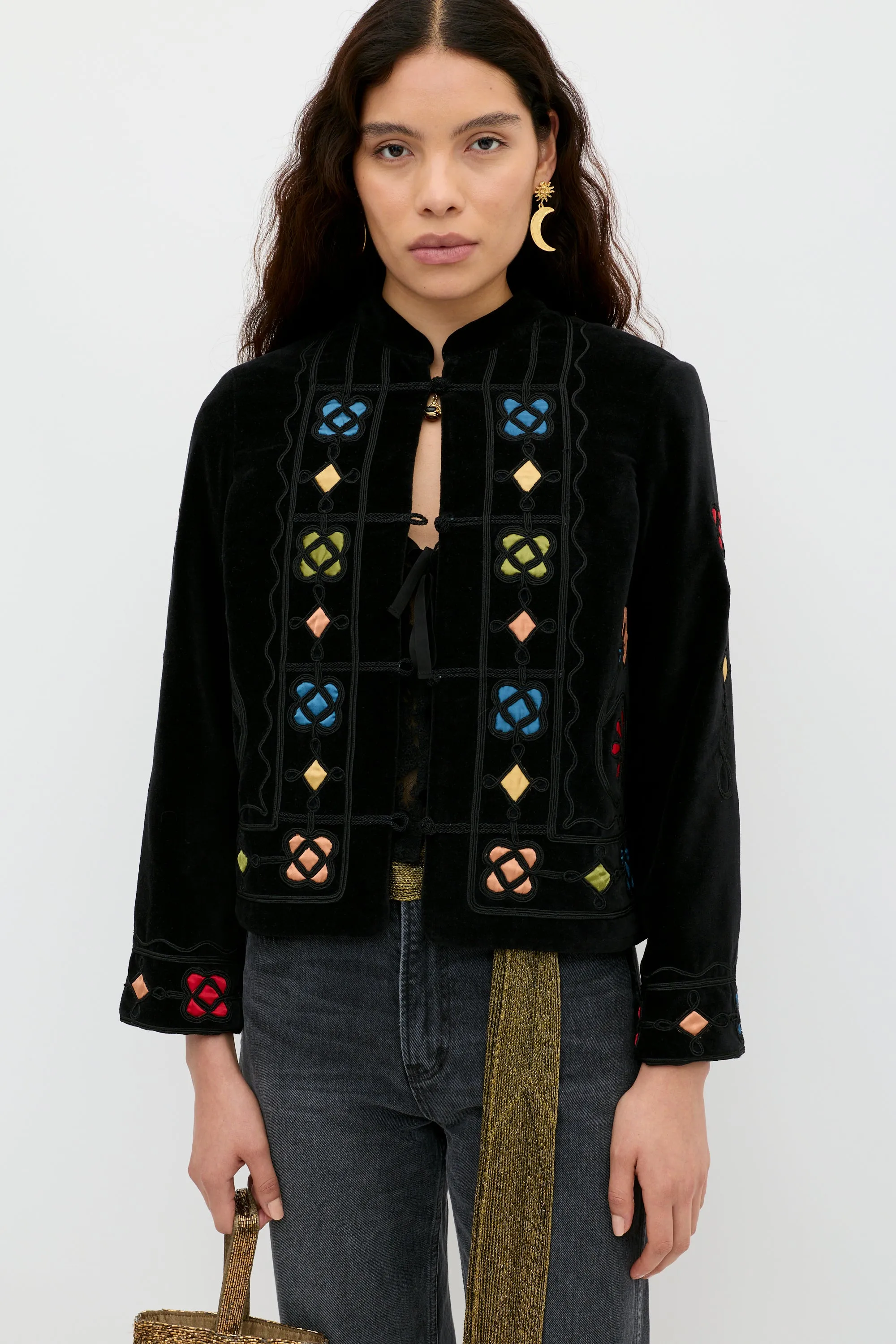 Viktoria - Serino Applique Black sold by RIXO product image thumbnail 2