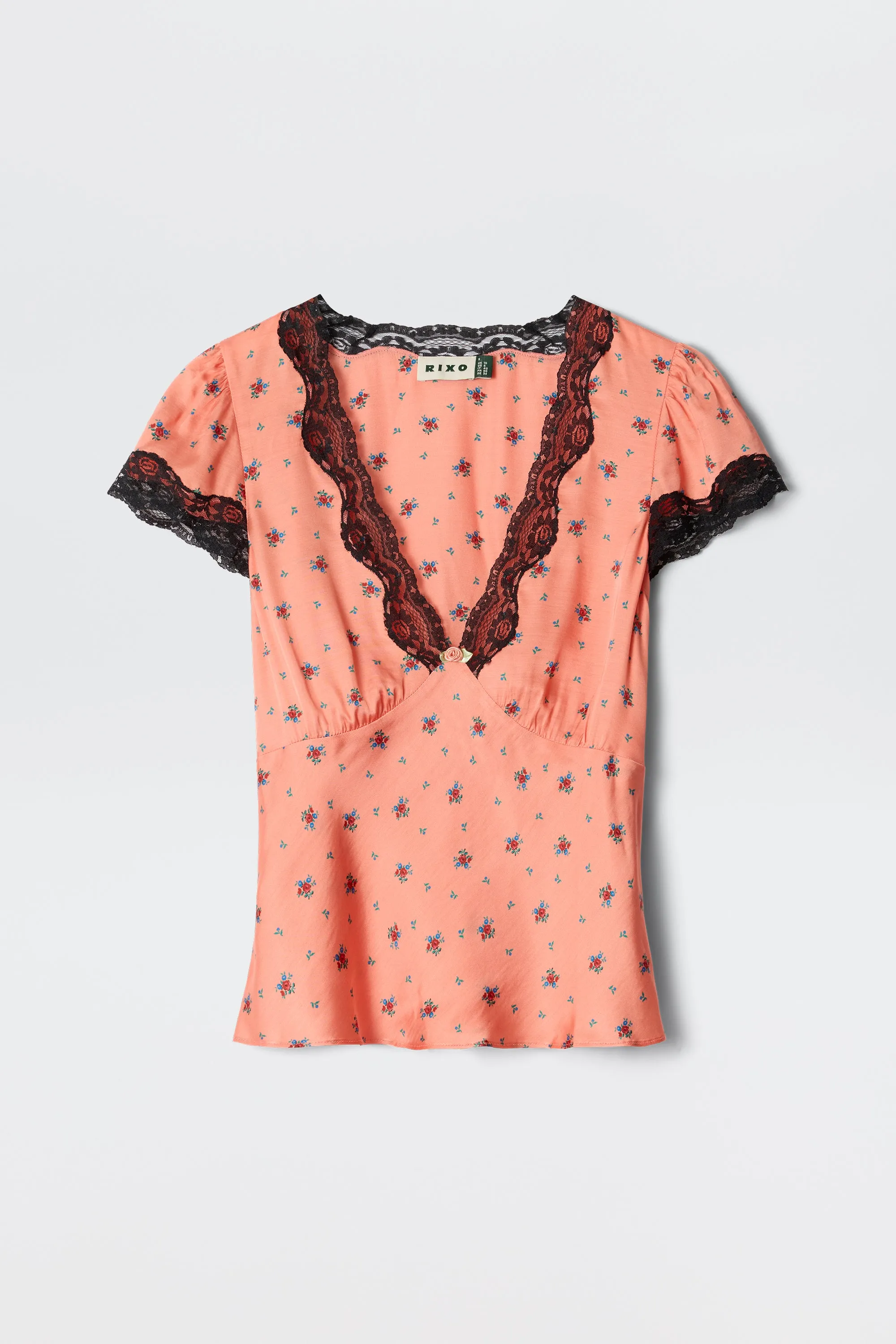 Karia - Peonies Ditsy Coral sold by RIXO product image thumbnail 5