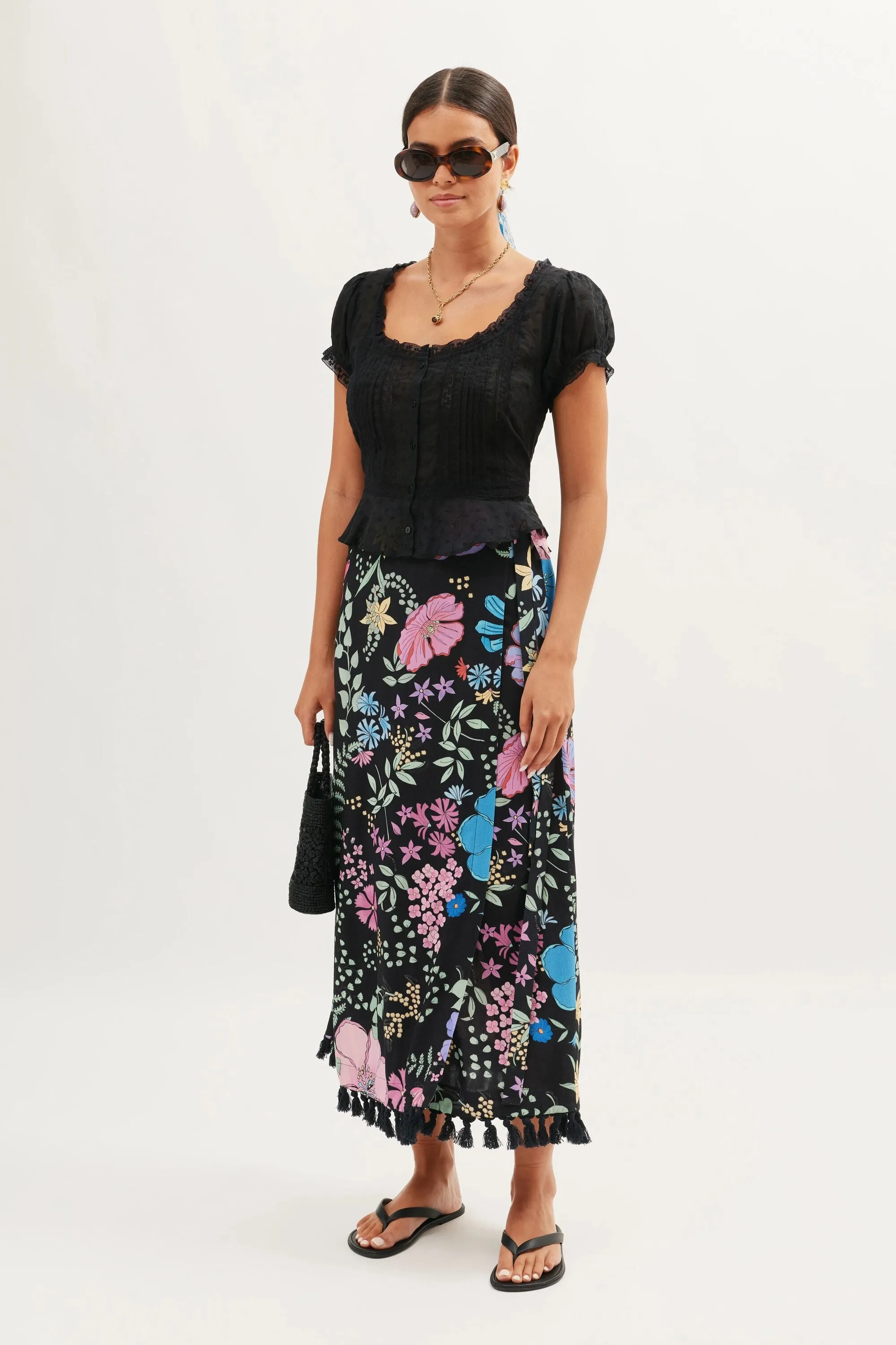 Parisa - Bhatia Floral Black sold by RIXO