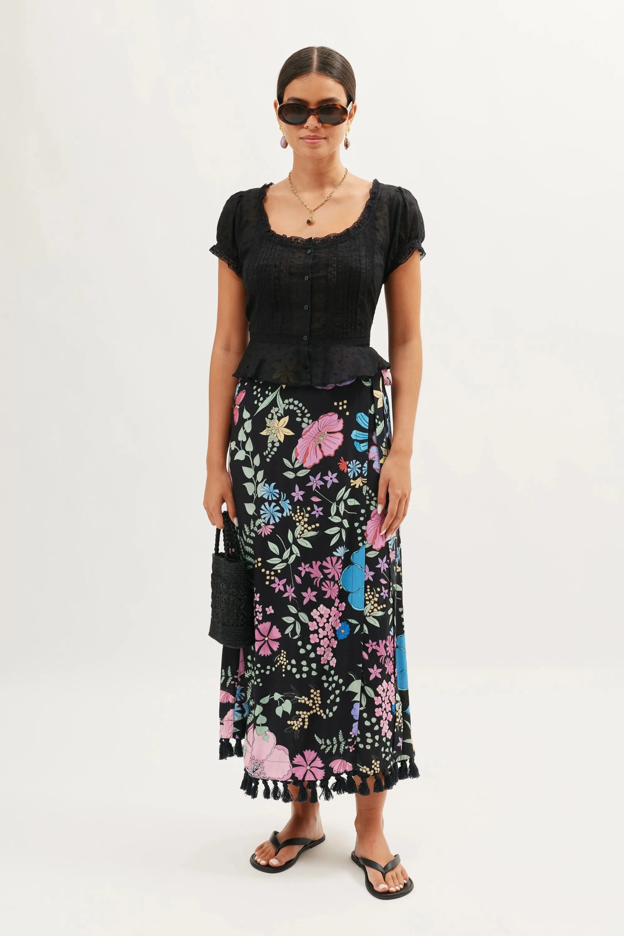 Parisa - Bhatia Floral Black sold by RIXO product image thumbnail 5