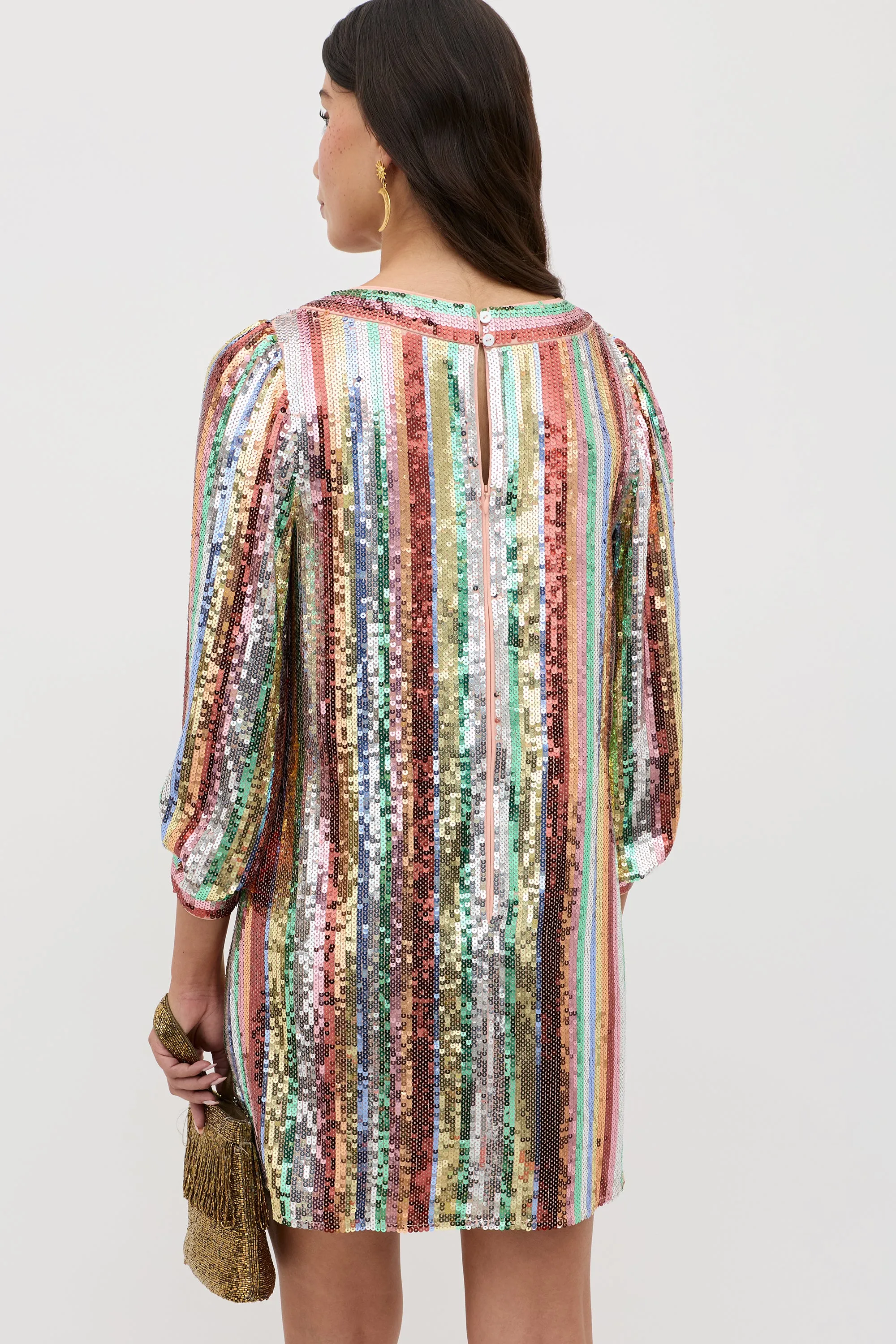 Laurie - Dixie Stripe Embellishment Multi sold by RIXO product image thumbnail 5