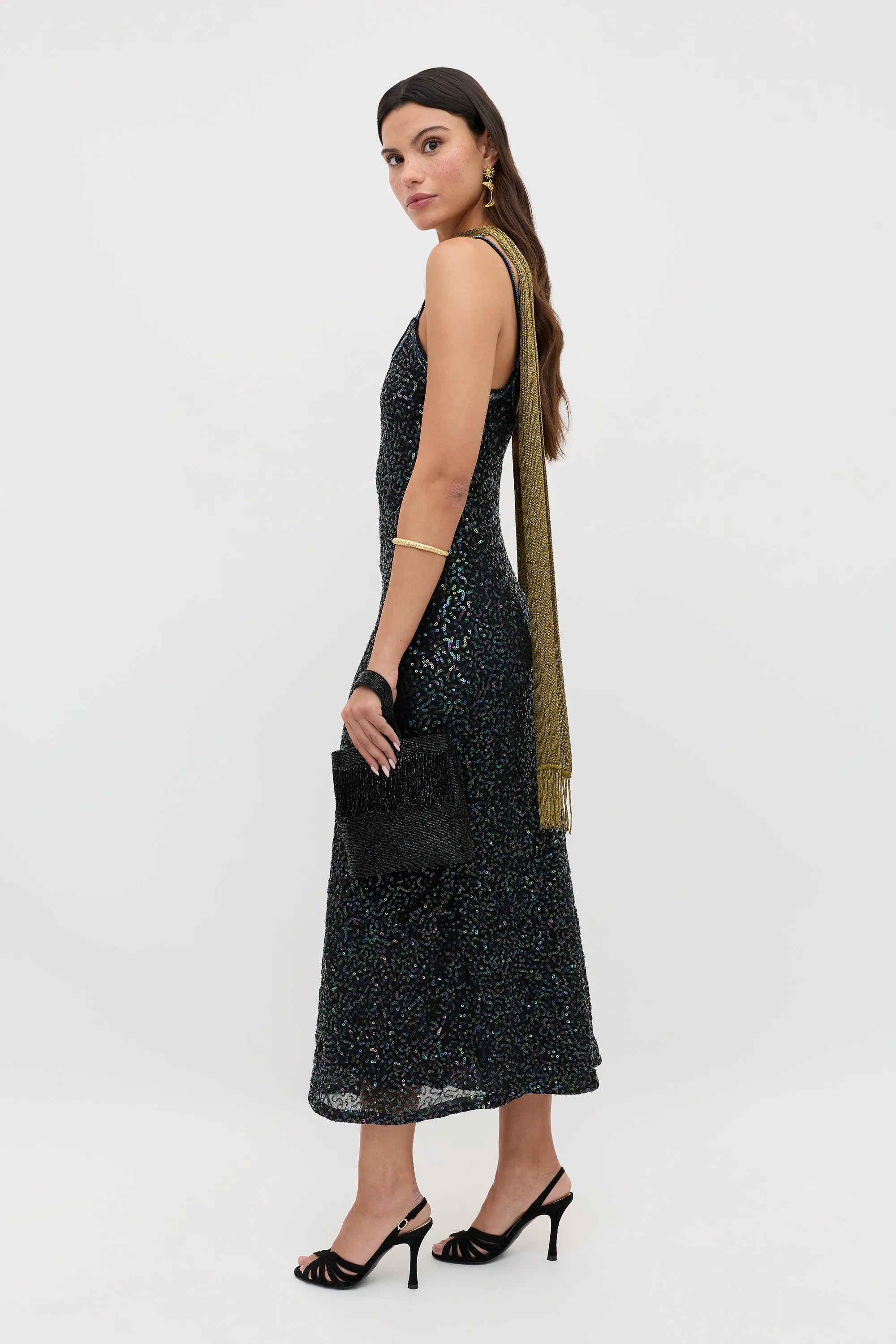 Holly - Squiggle Embellishment Black sold by RIXO product image thumbnail 4