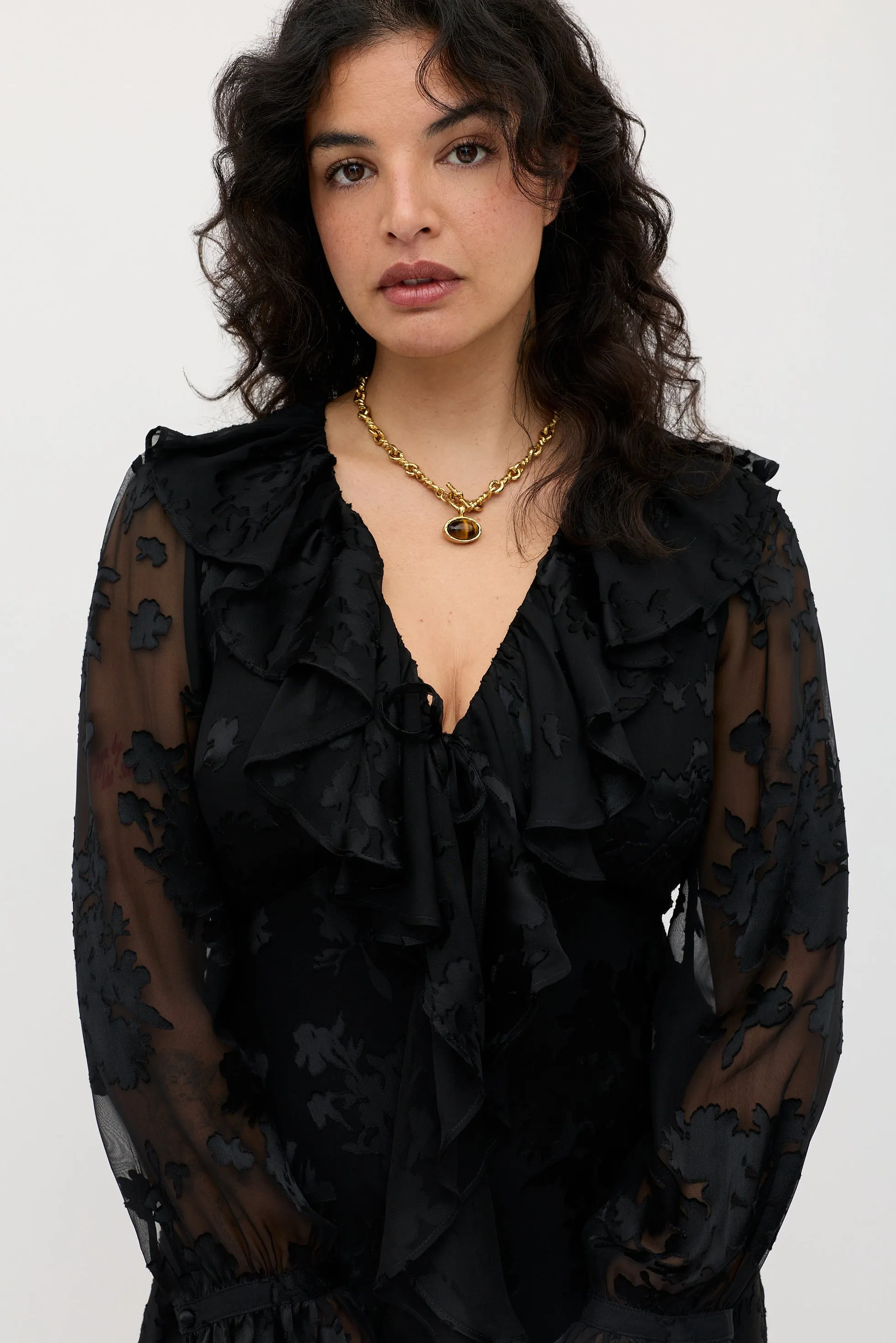 Gracye - Bouquet Devoré Black sold by RIXO product image thumbnail 5