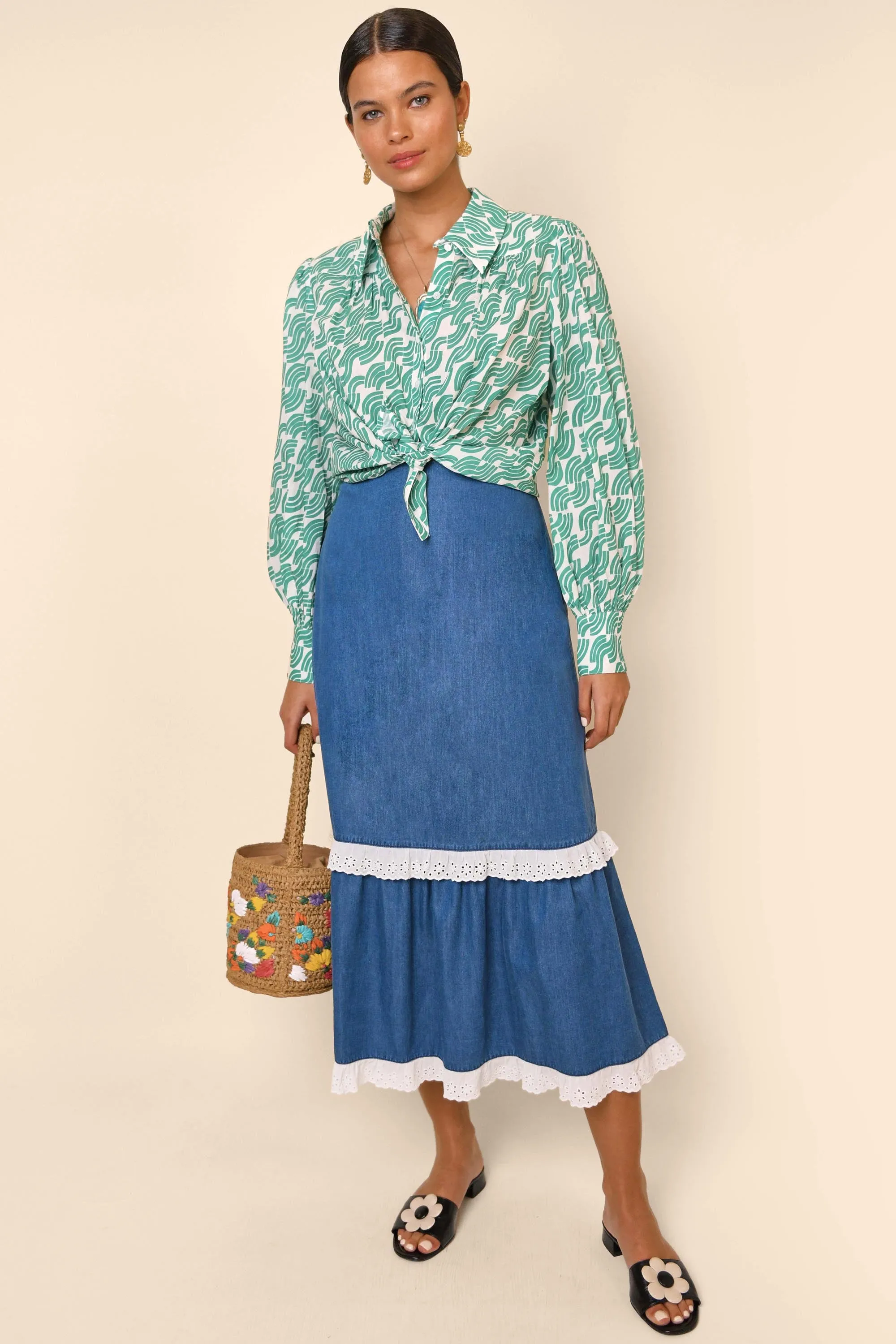 Elina - Indigo sold by RIXO product image thumbnail 5