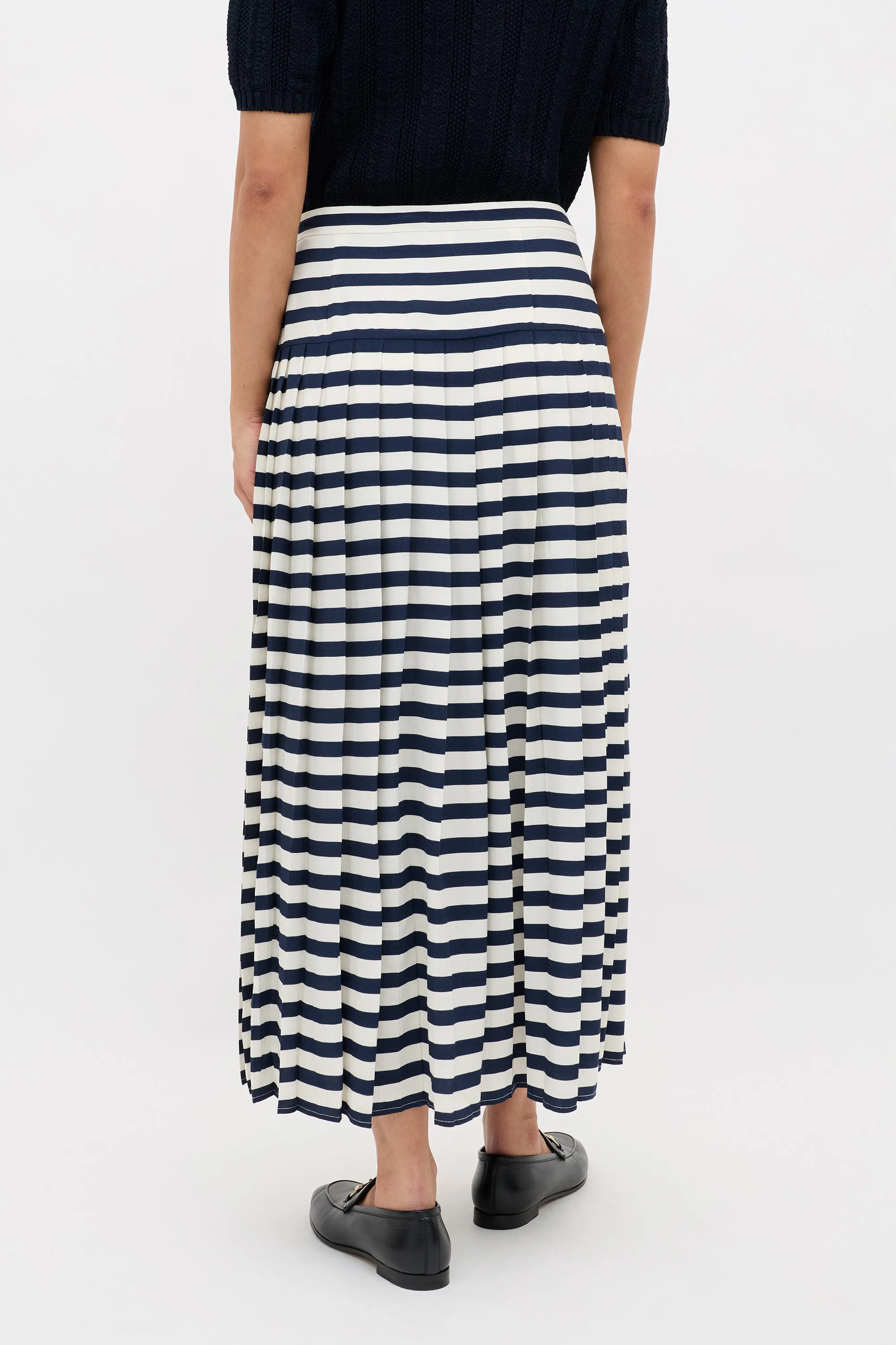 Una - Lea Stripe Navy sold by RIXO product image thumbnail 3