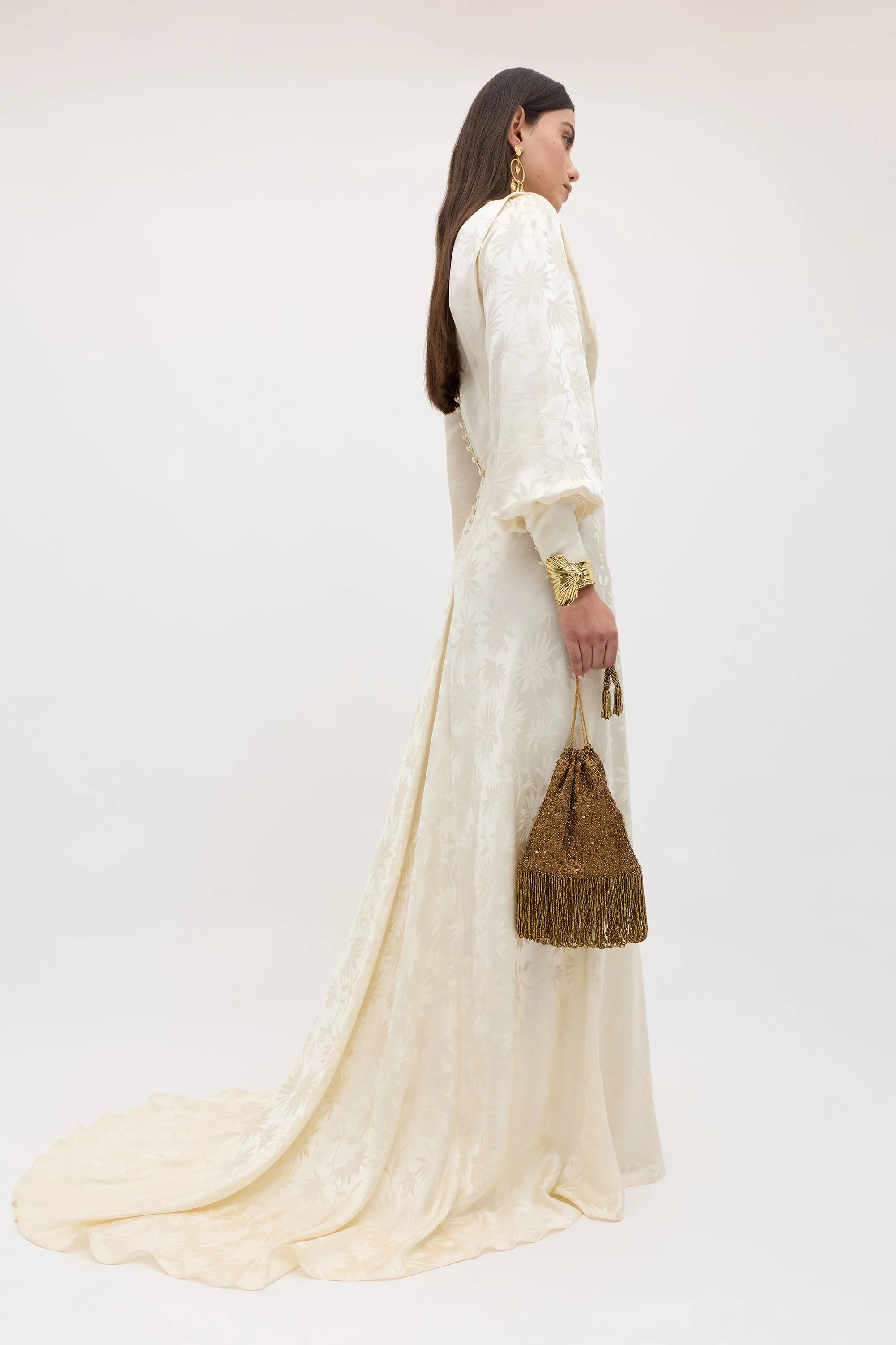 Clementine - Daisy Jacquard Champagne sold by RIXO product image thumbnail 5