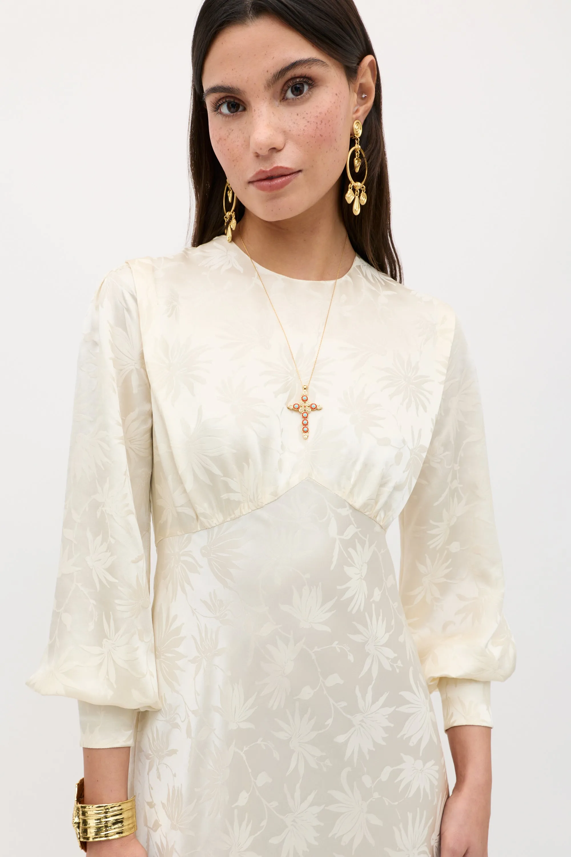 Clementine - Daisy Jacquard Champagne sold by RIXO product image thumbnail 4