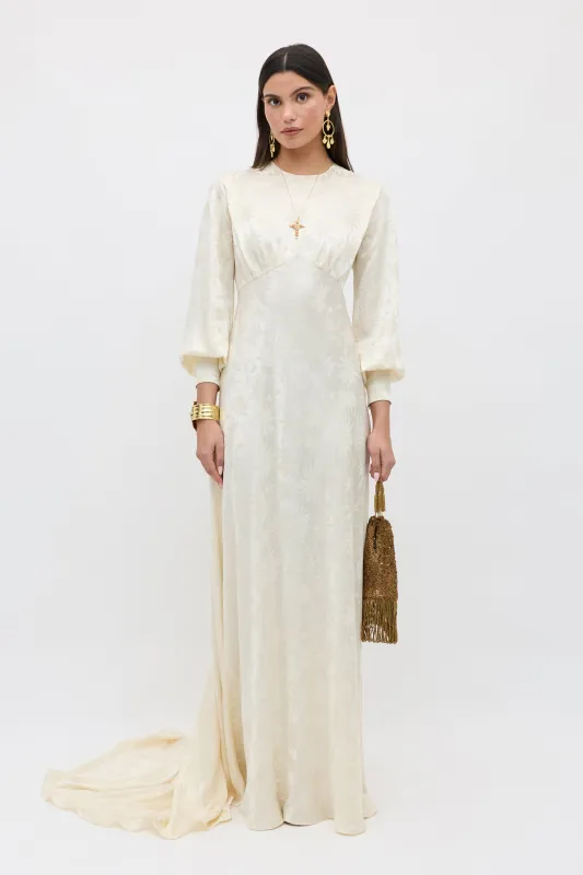 Clementine - Daisy Jacquard Champagne made by RIXO