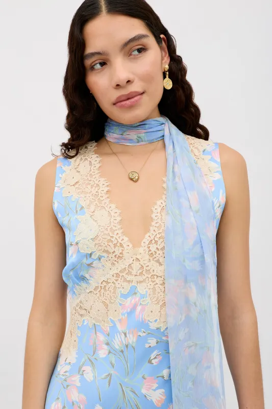 Lysandra -  Watercolour Floral Blue sold by RIXO