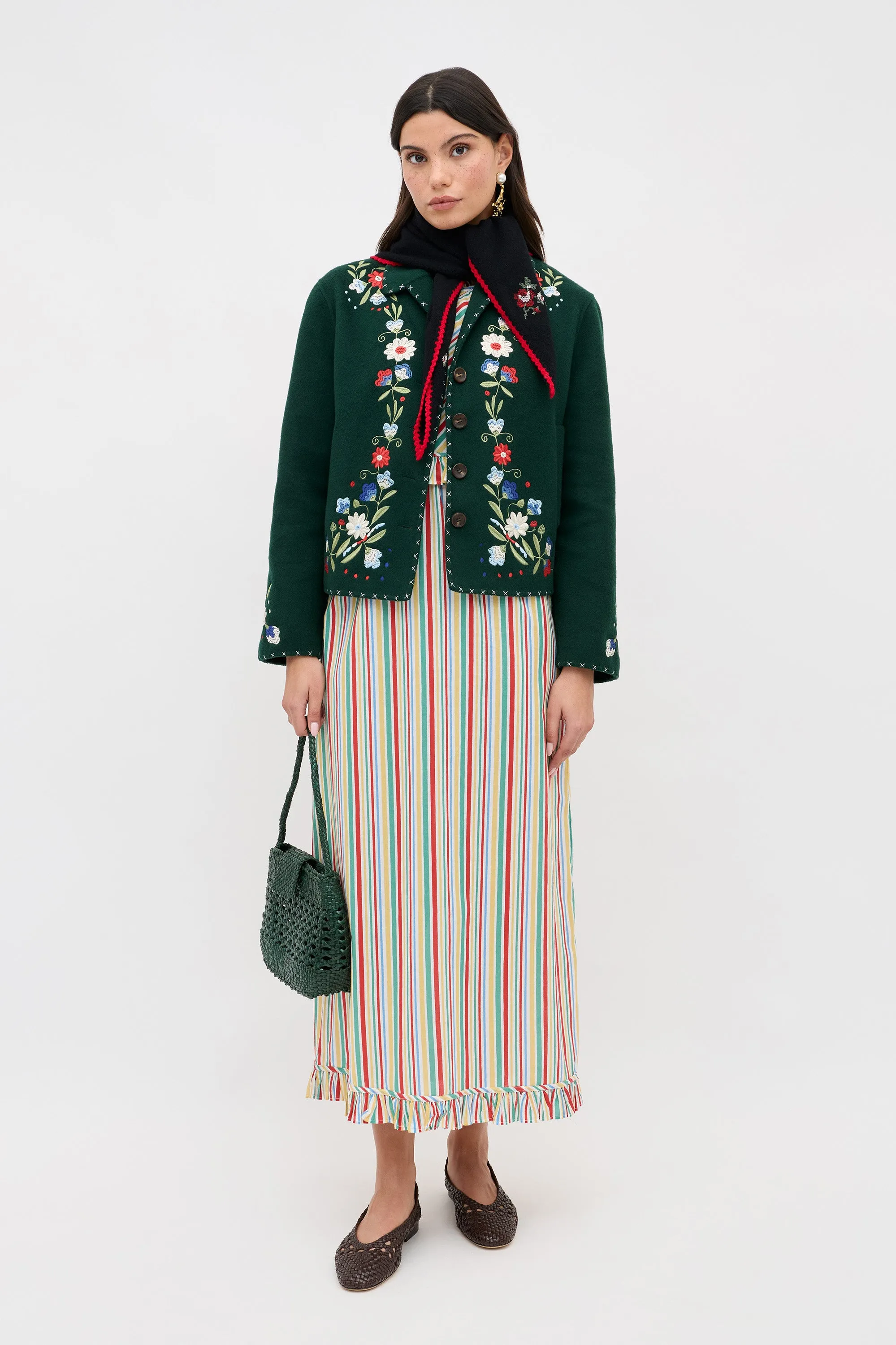 Arabelle - Maxime Stripe Ivory sold by RIXO product image thumbnail 3