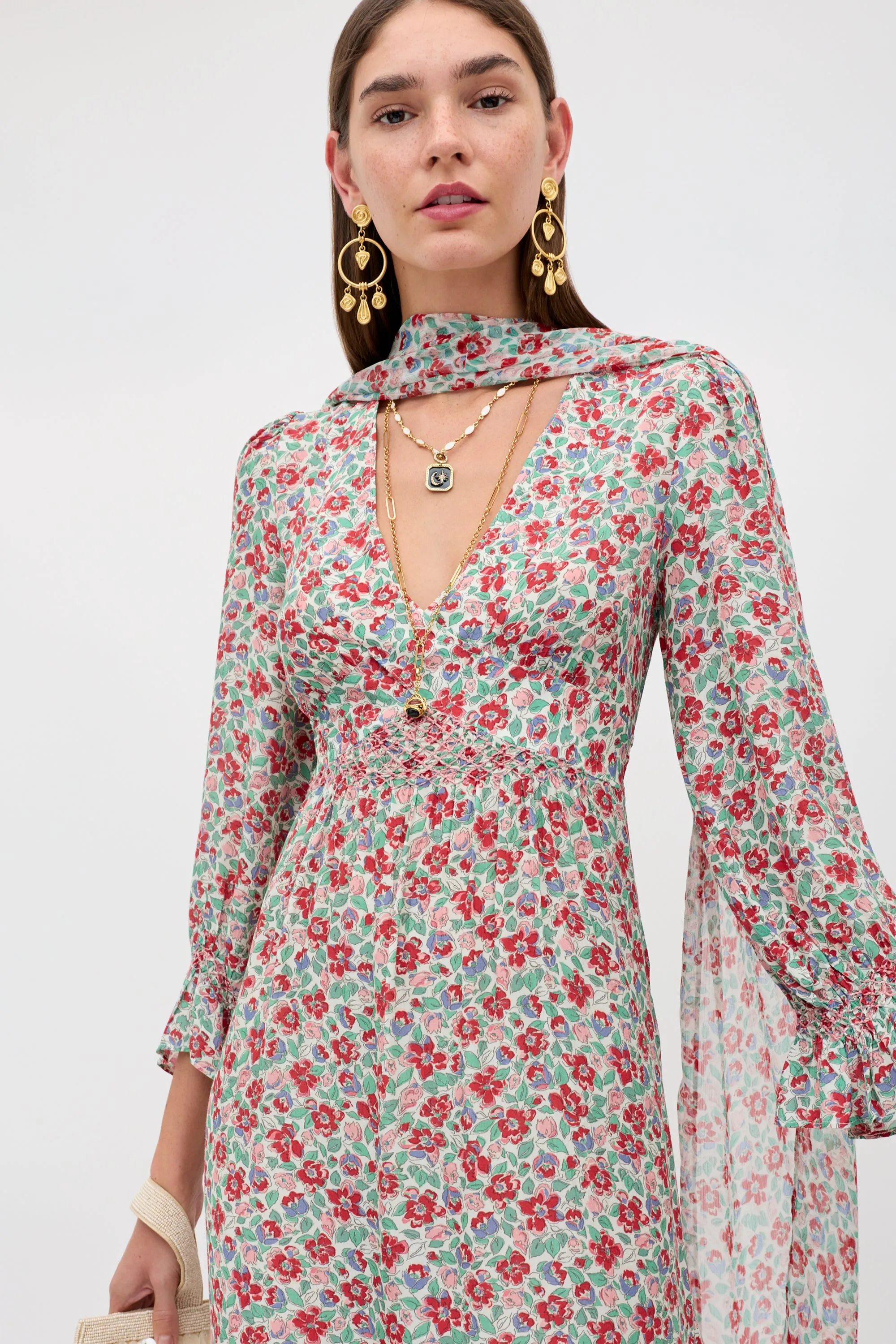 Mireta - Jeannie Bloom Ivory sold by RIXO product image thumbnail 4