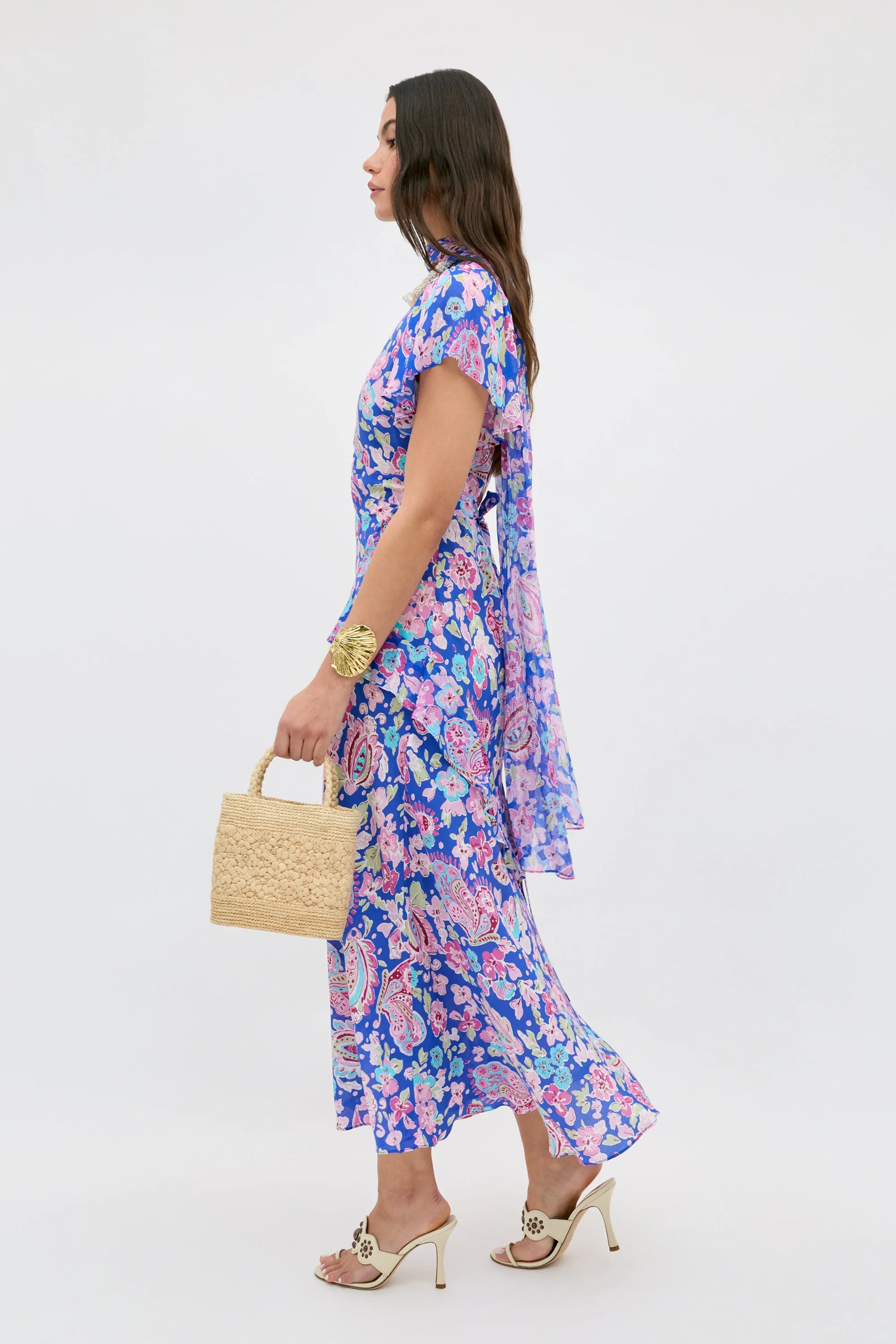 Evie - Cara Floral Blue sold by RIXO product image thumbnail 3