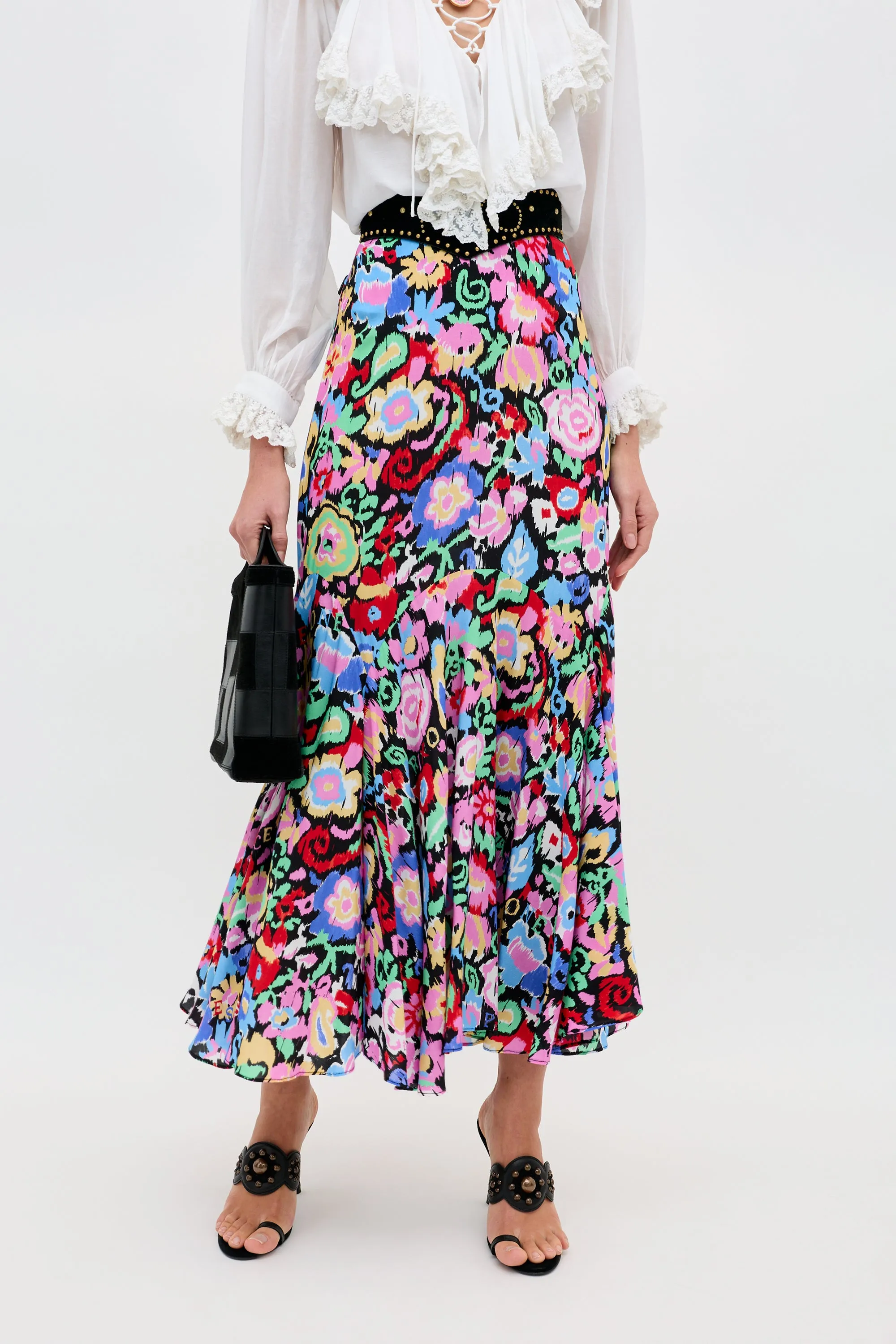 Libbie - Ikat Bloom Charcoal sold by RIXO product image thumbnail 2