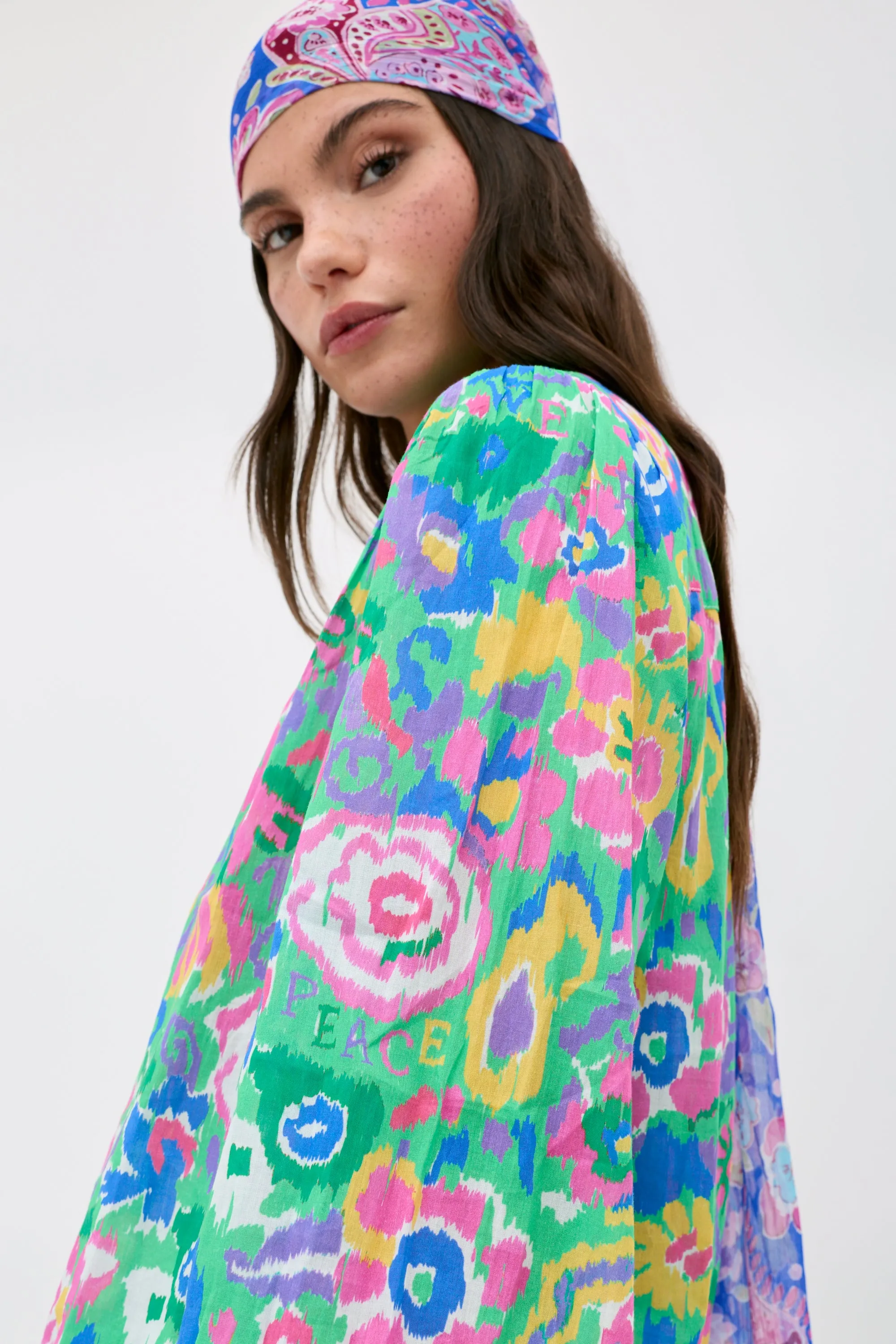 Blake - Ikat Bloom Green sold by RIXO product image thumbnail 4