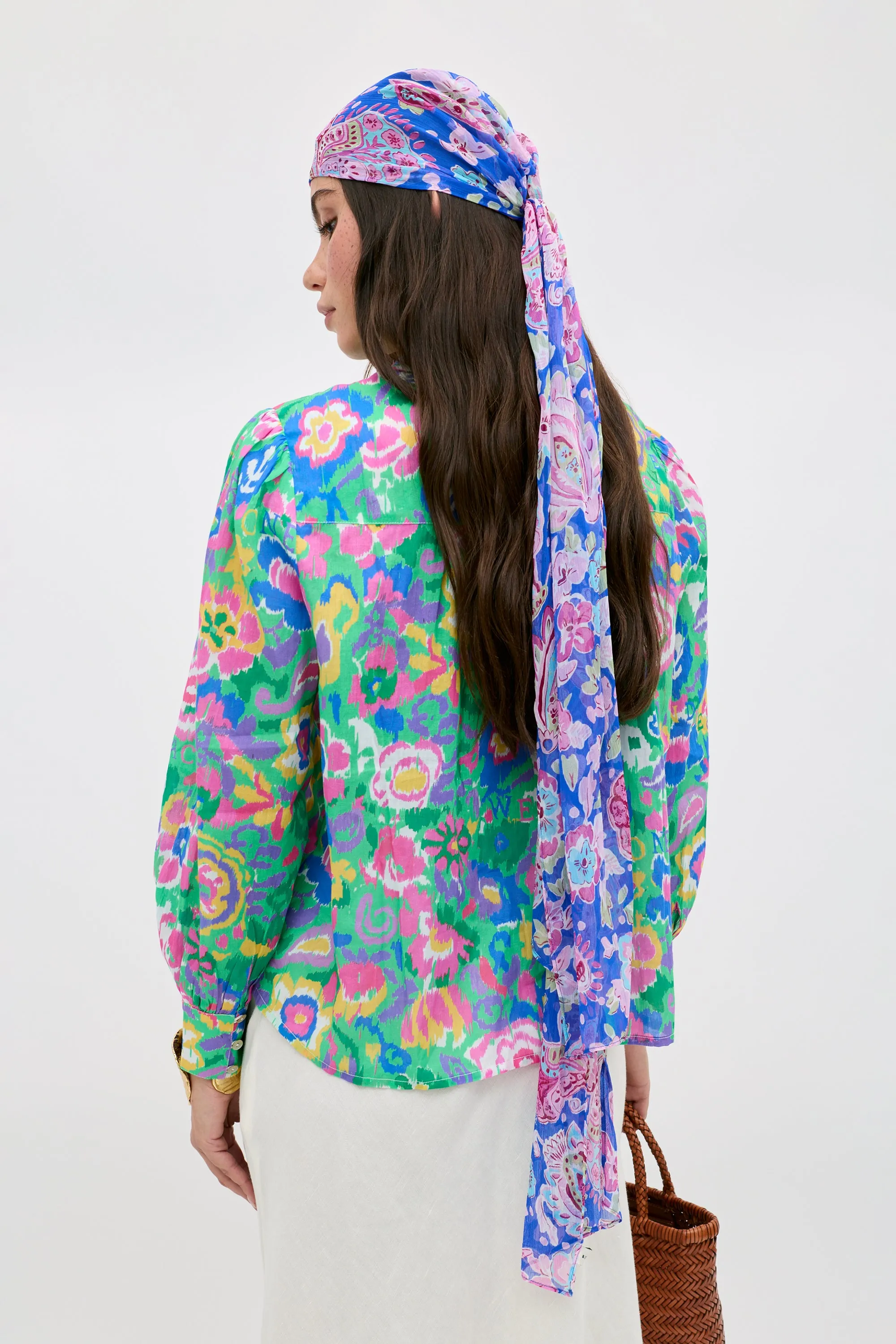 Blake - Ikat Bloom Green sold by RIXO product image thumbnail 5