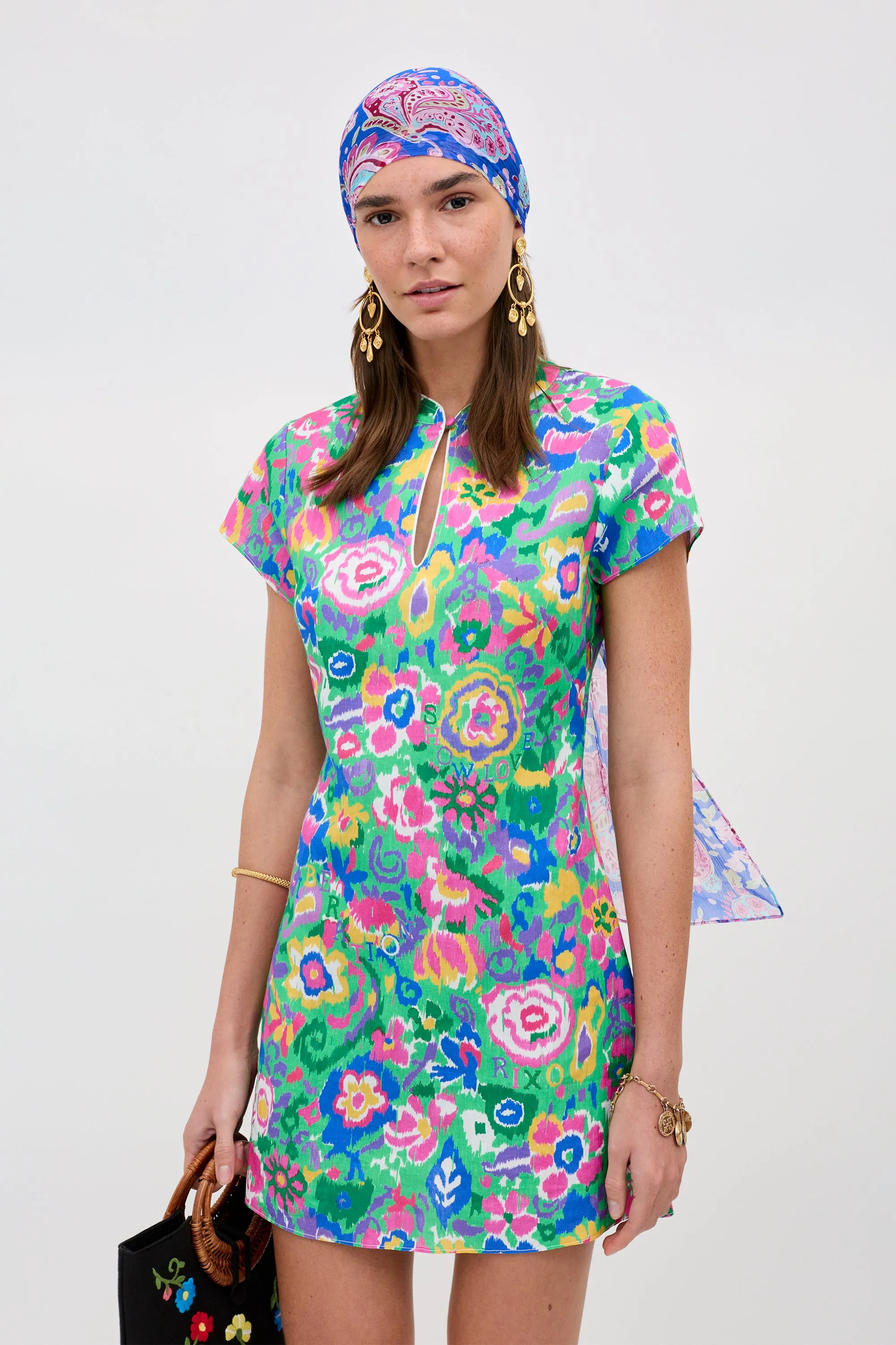 Lolita - Ikat Bloom Green sold by RIXO