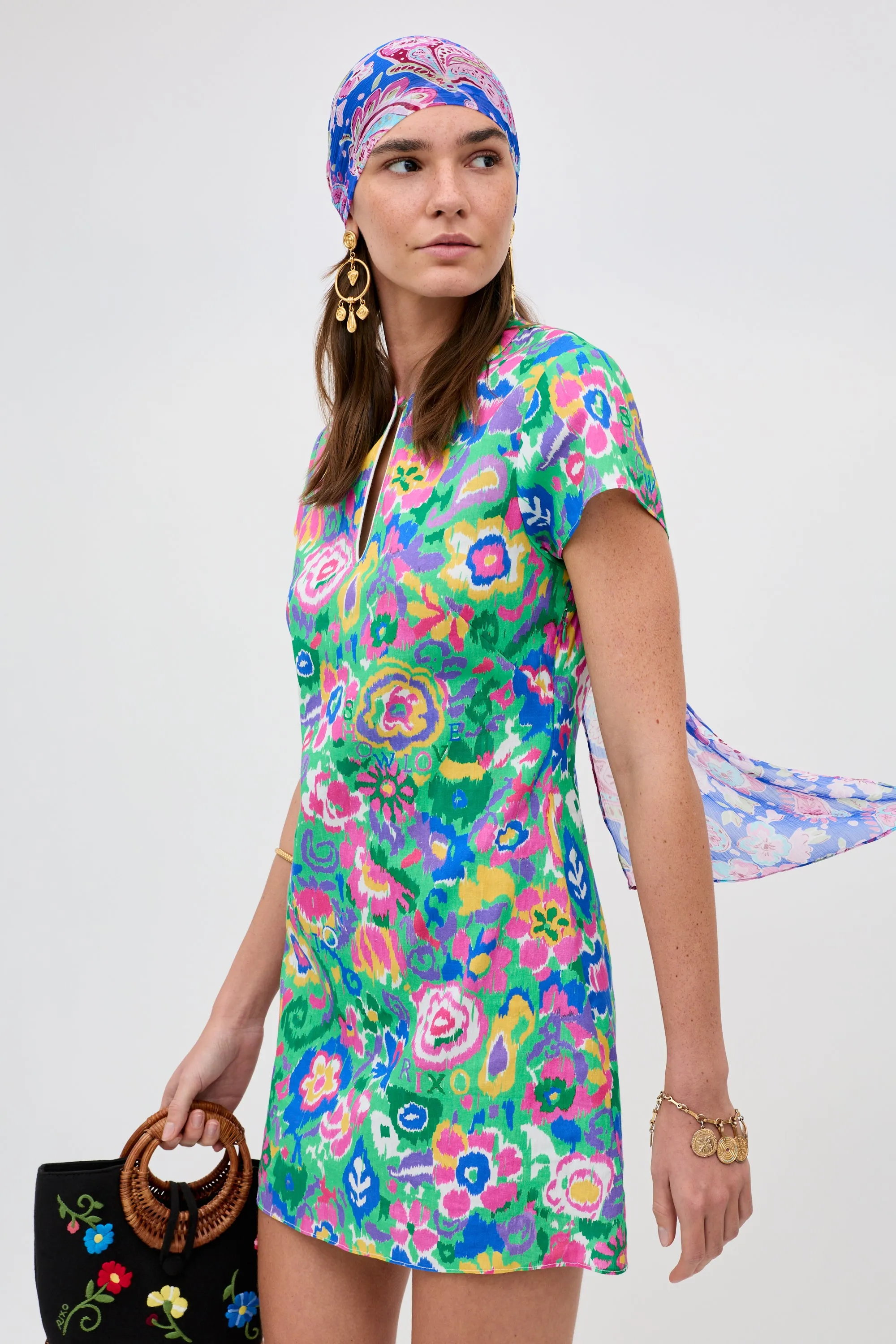 Lolita - Ikat Bloom Green sold by RIXO product image thumbnail 4