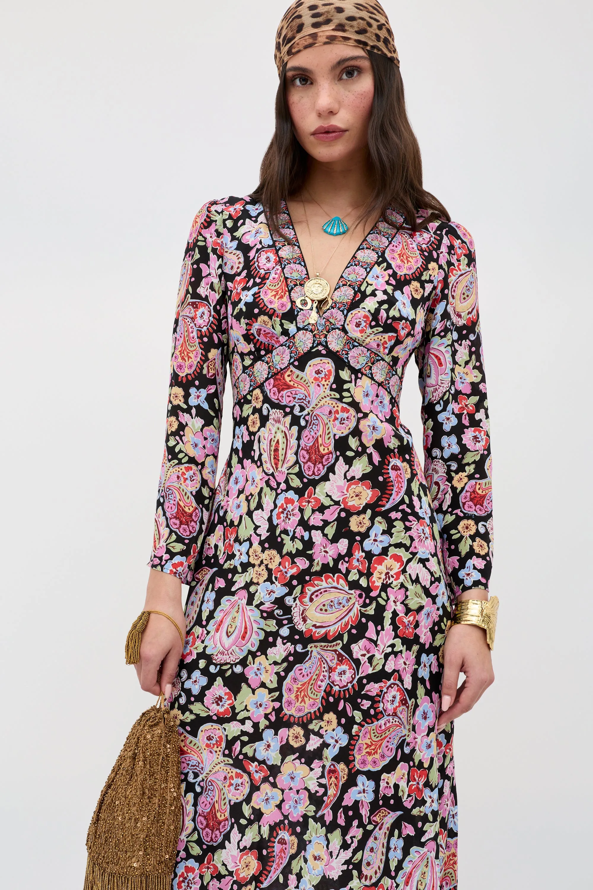 Tania - Cara Floral Black sold by RIXO product image thumbnail 3