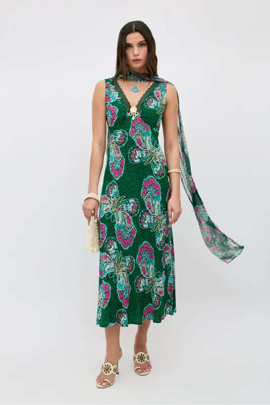 Sandrine - Butterfly Bloom Green sold by RIXO