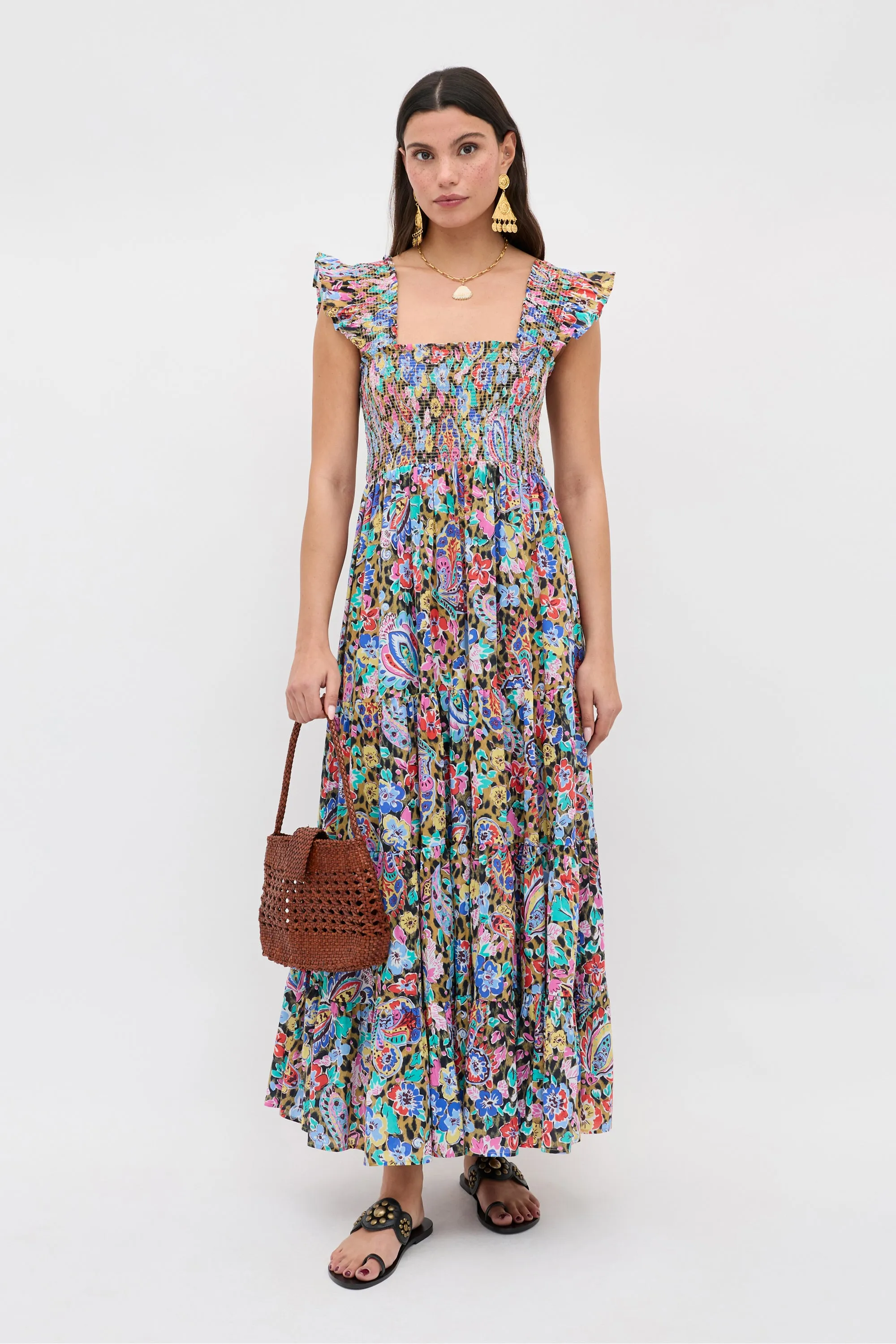 Kendall - Cara Floral Leopard Brown sold by RIXO