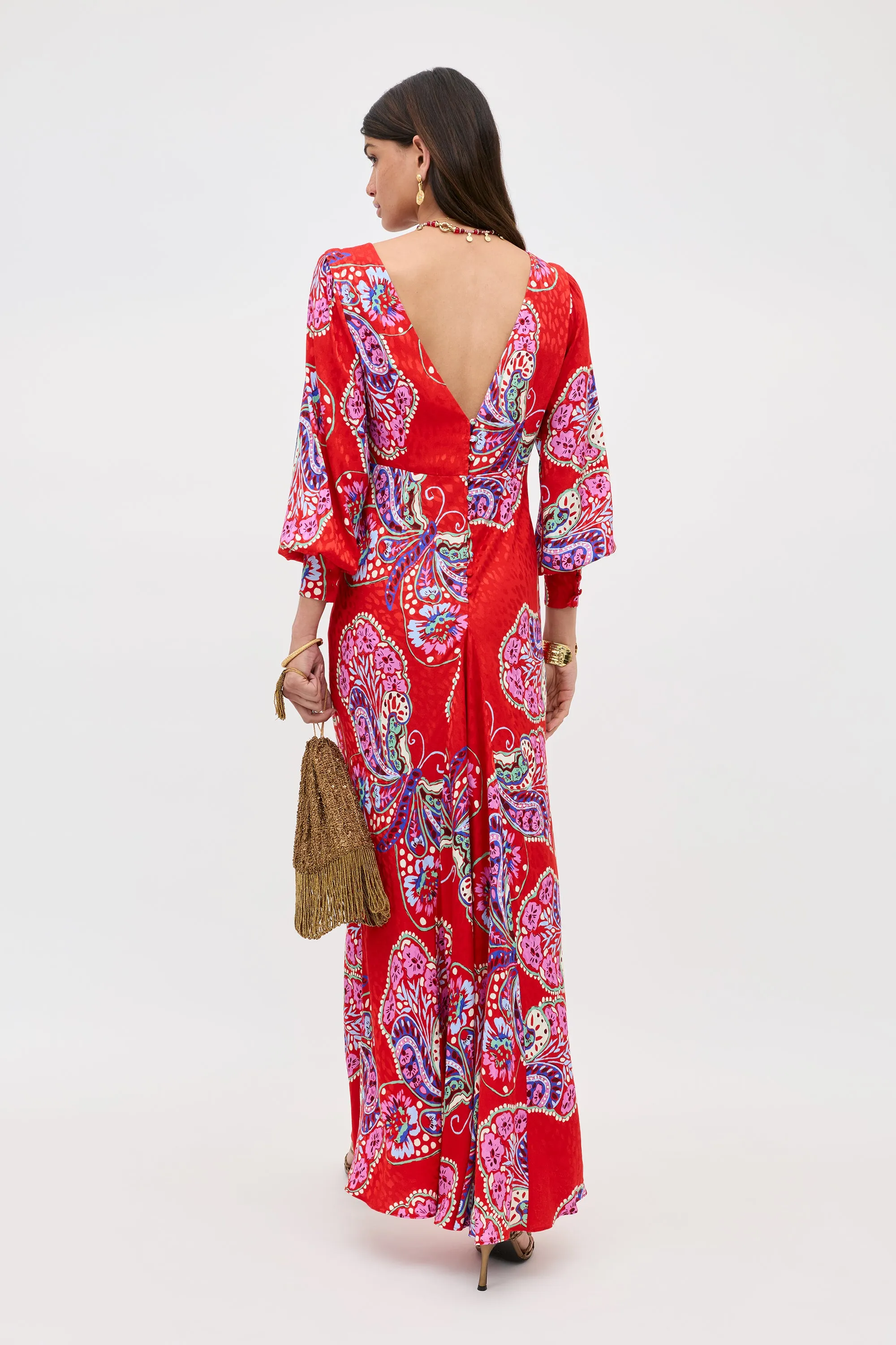 Marni - Butterfly Bloom Jacquard Red sold by RIXO product image thumbnail 3