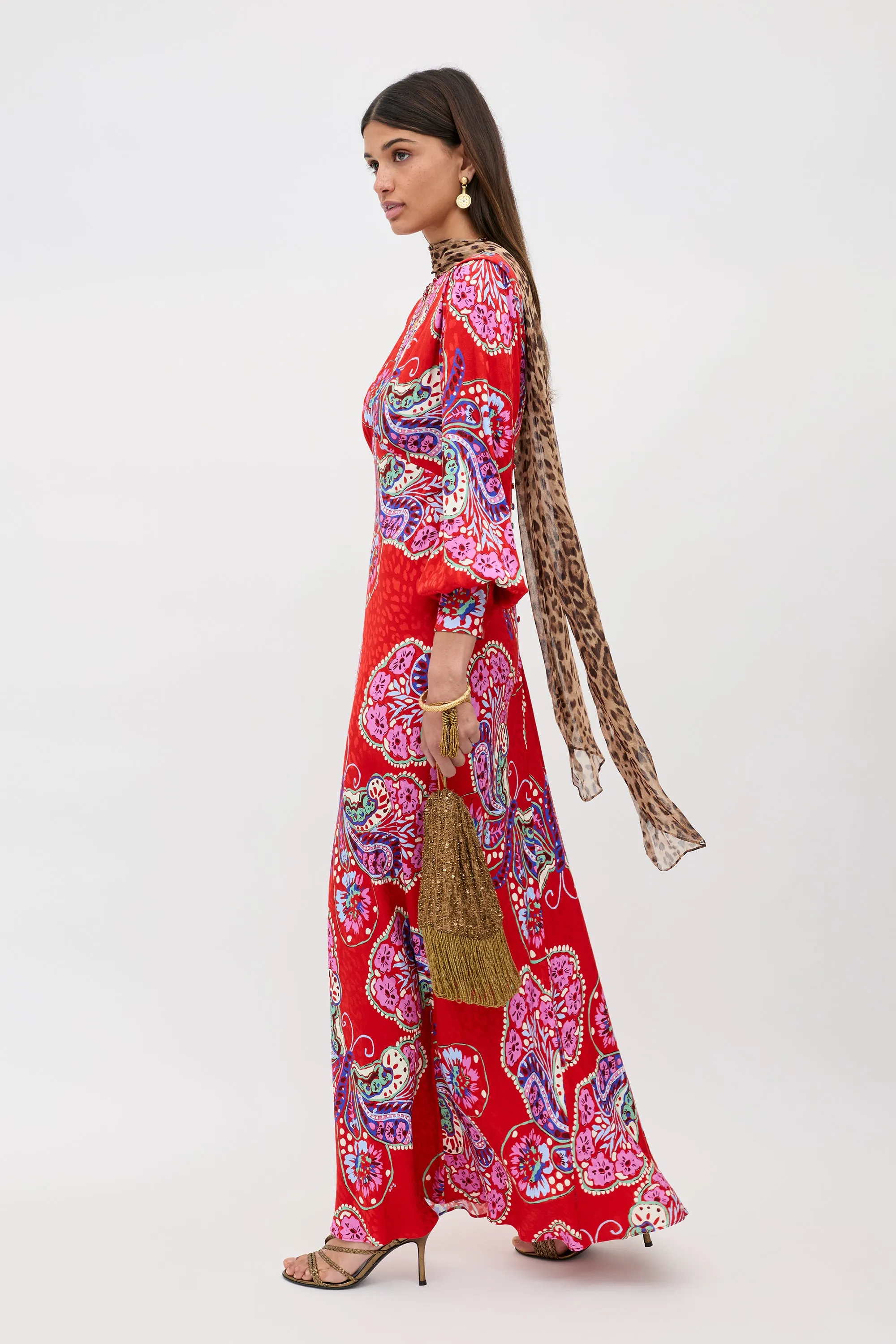 Marni - Butterfly Bloom Jacquard Red sold by RIXO product image thumbnail 2