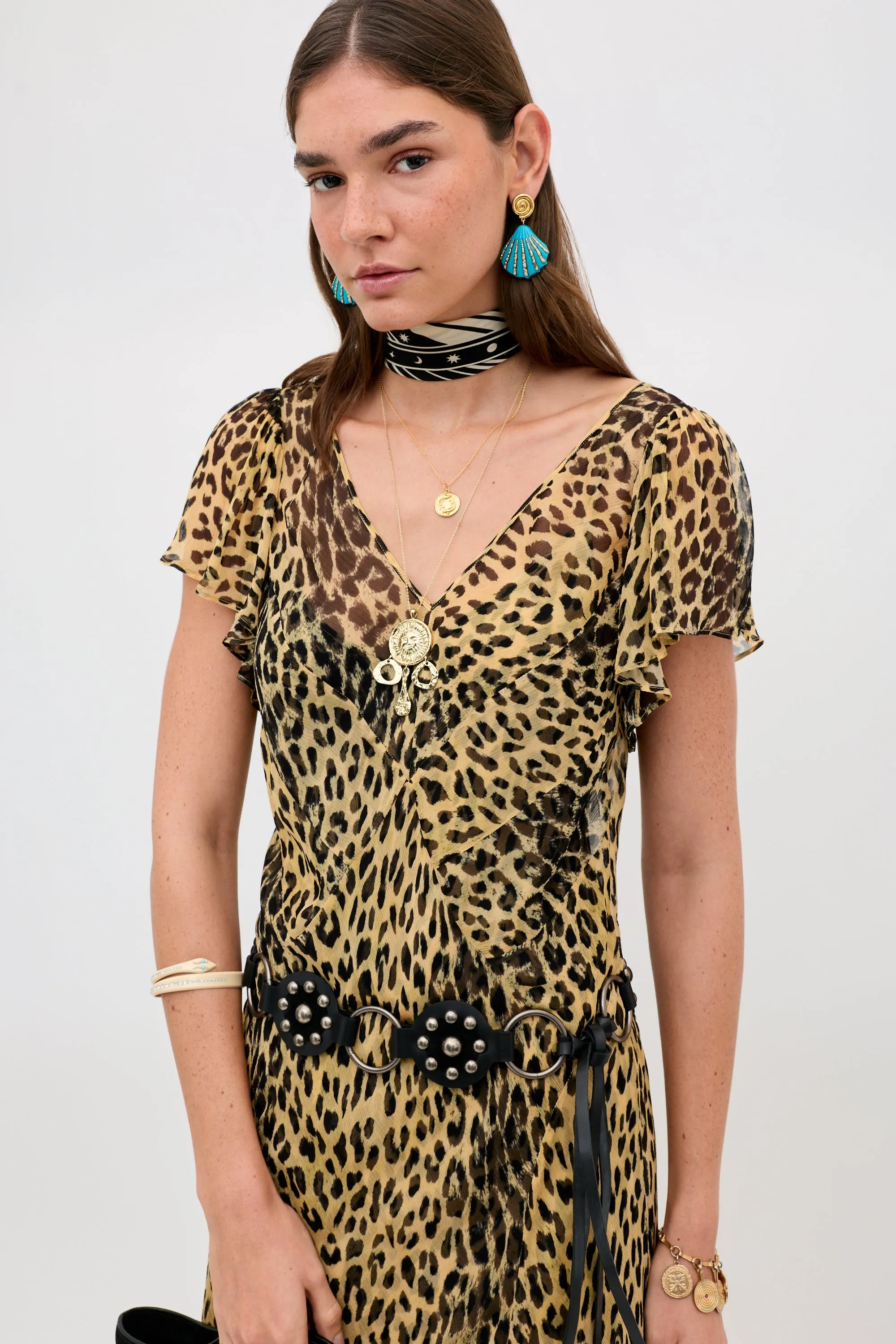Bexley - Nina Leopard Brown sold by RIXO product image thumbnail 4