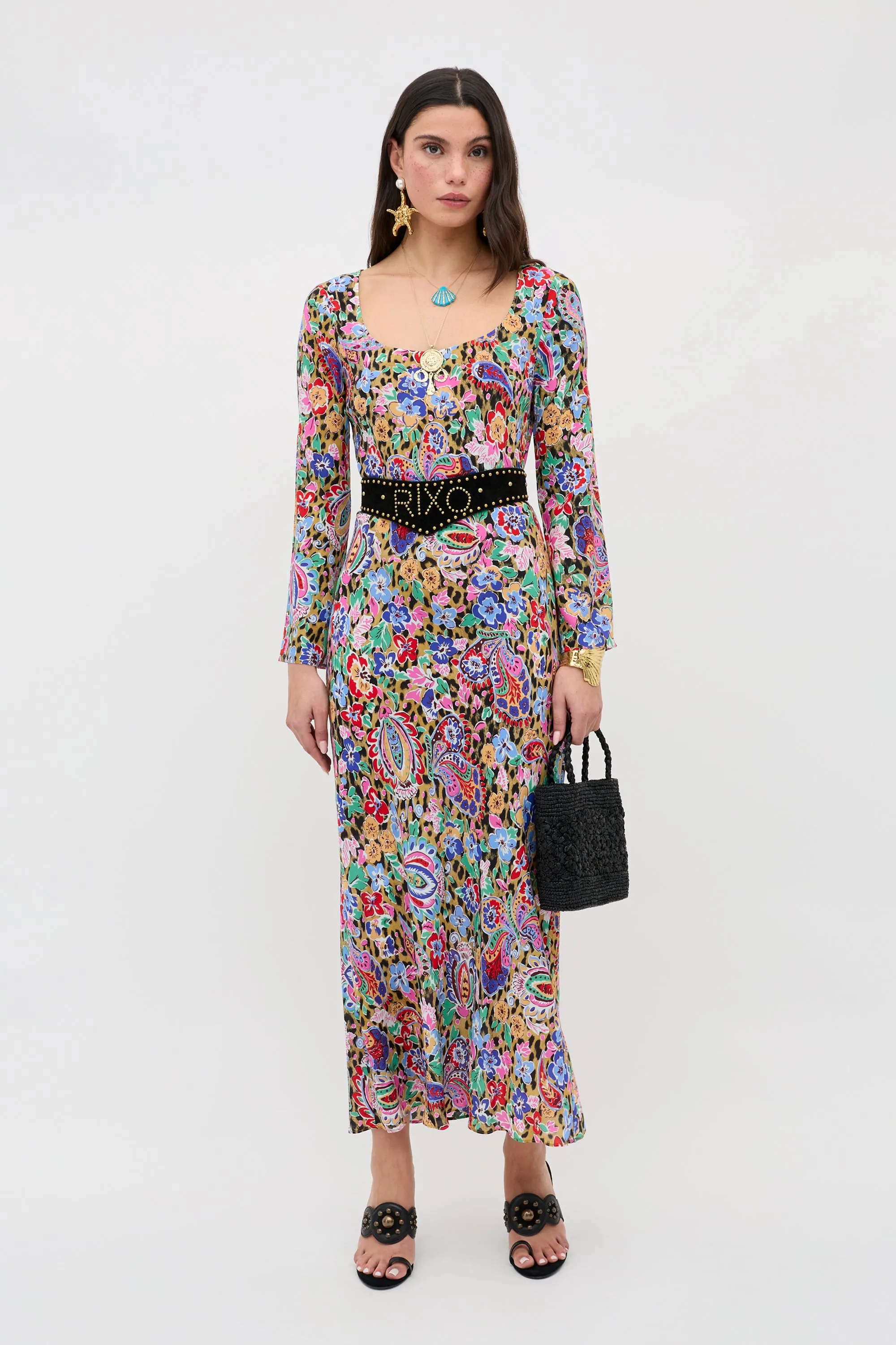 Noraya - Cara Floral Leopard Brown sold by RIXO product image thumbnail 2