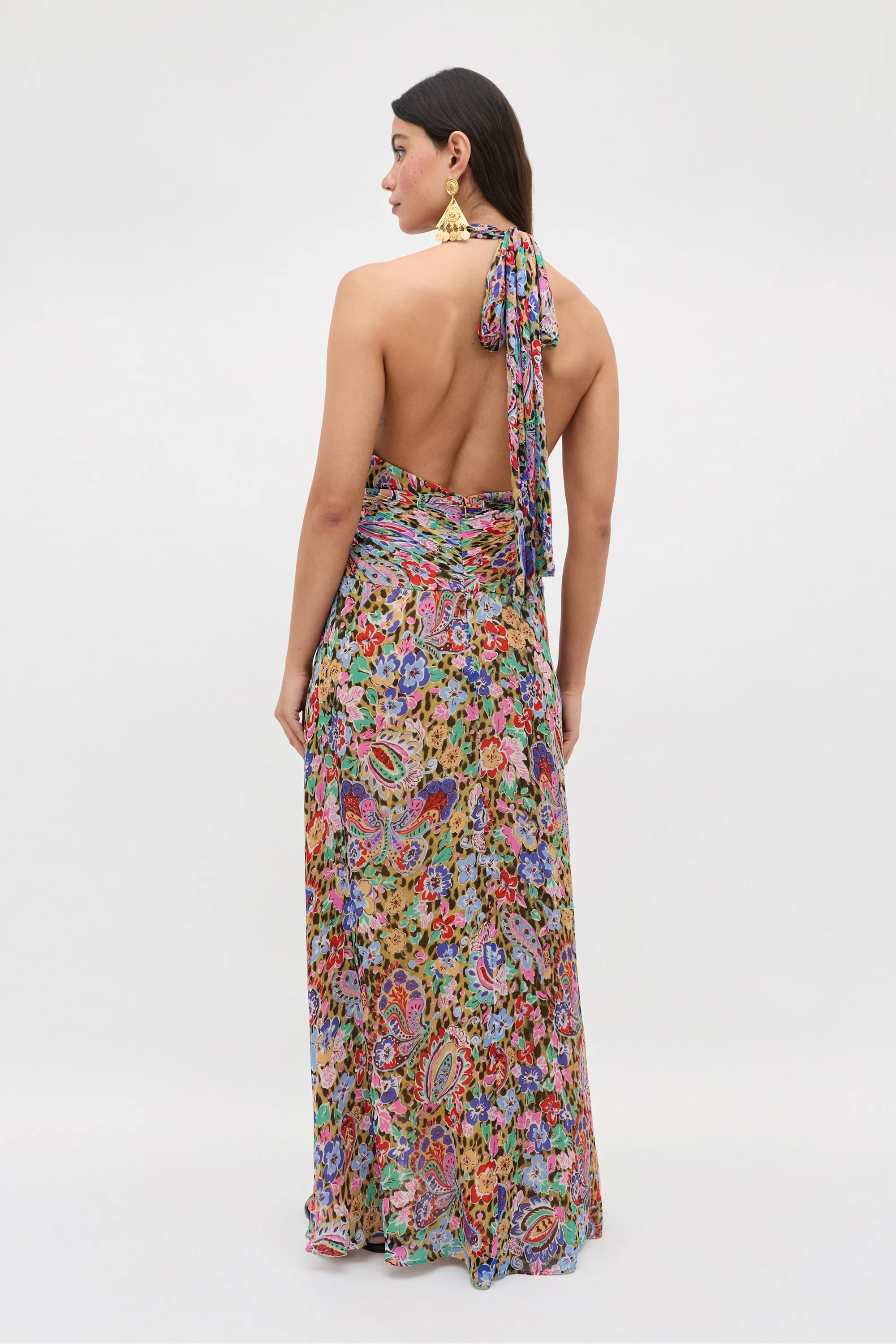 Alaina - Cara Floral Leopard Brown sold by RIXO product image thumbnail 5