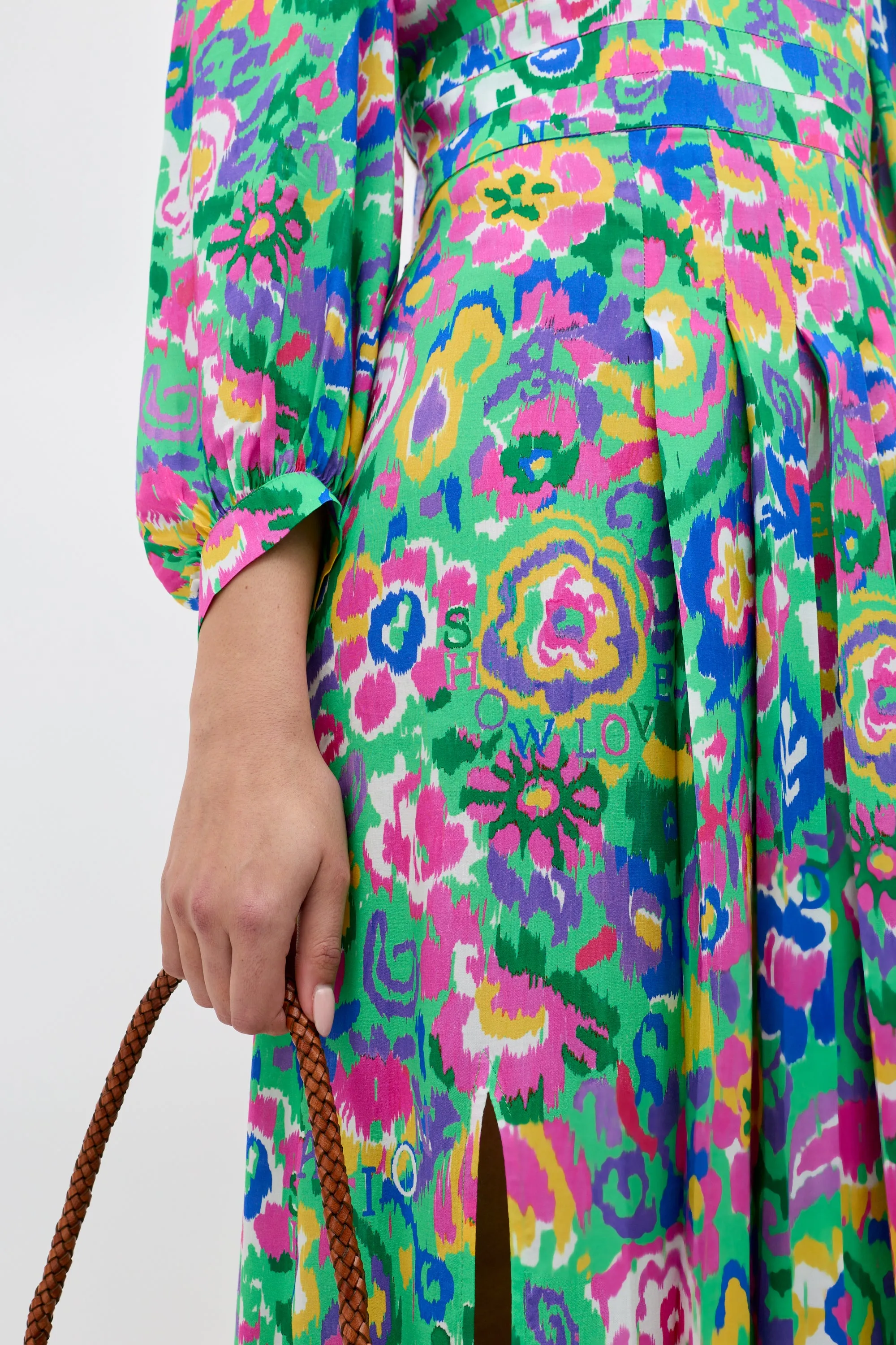 Alfie - Ikat Bloom Green sold by RIXO product image thumbnail 5