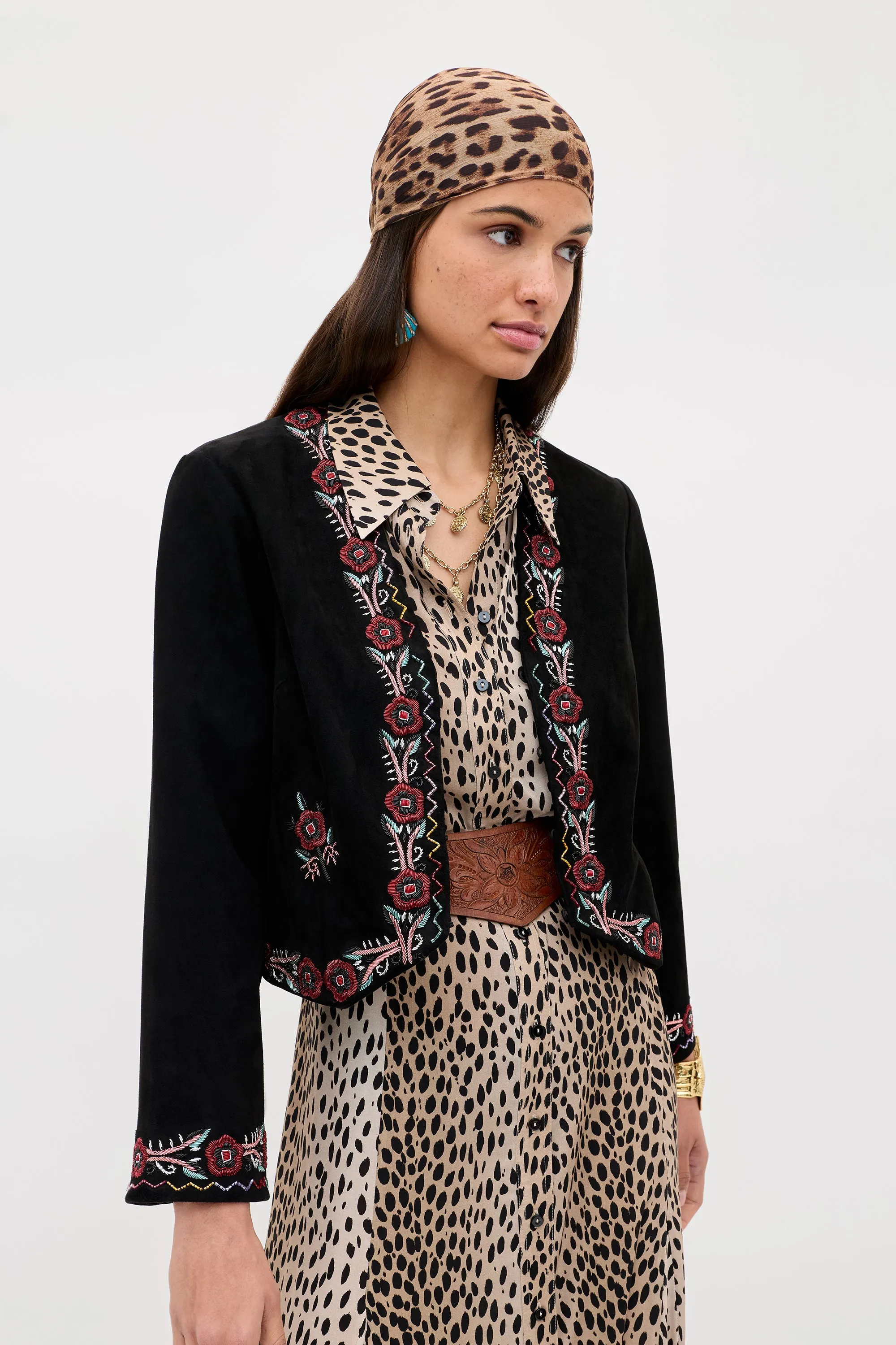 Oliwia - Roselle Embellishment Black sold by RIXO