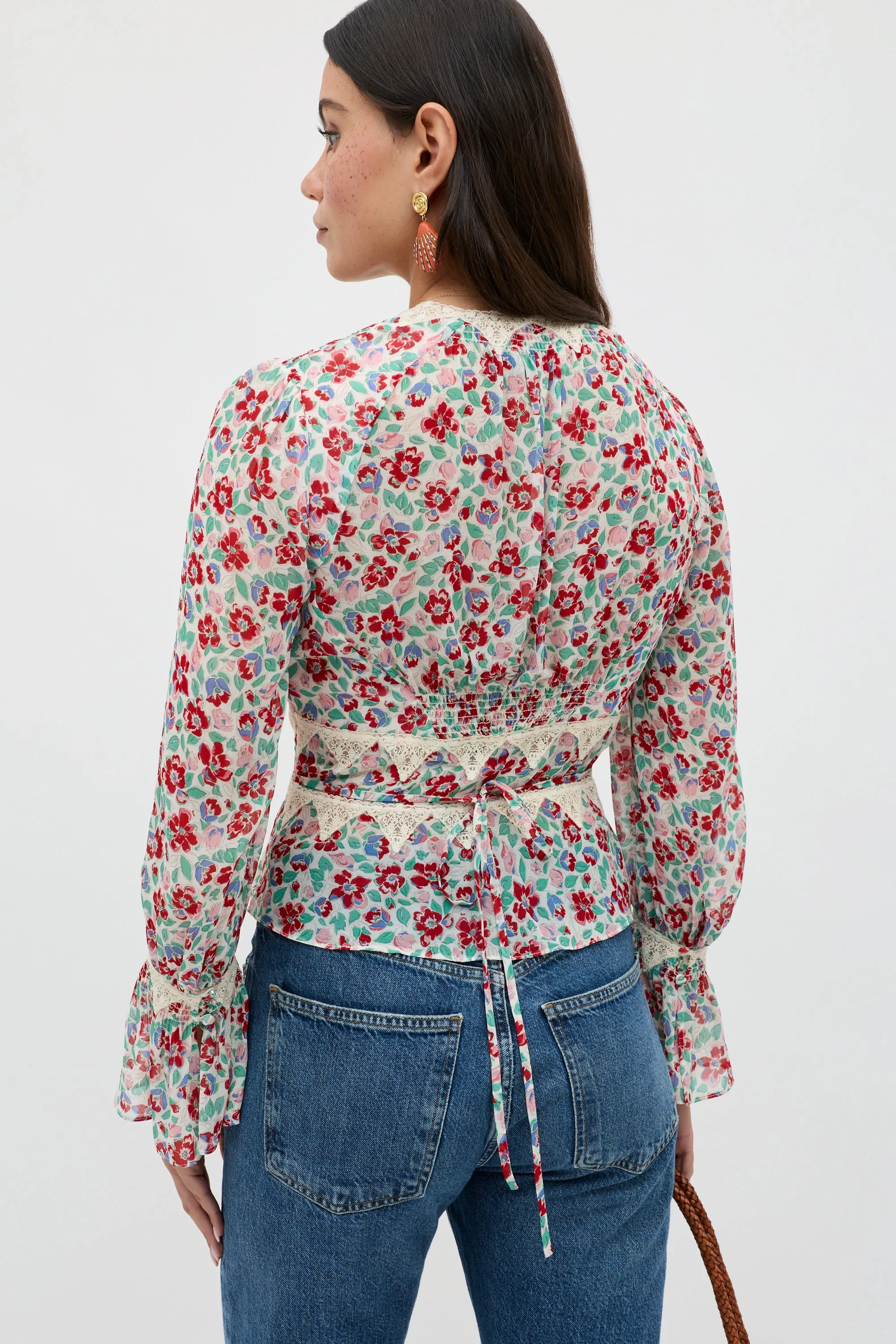 Lenara - Jeannie Bloom Ivory sold by RIXO product image thumbnail 4