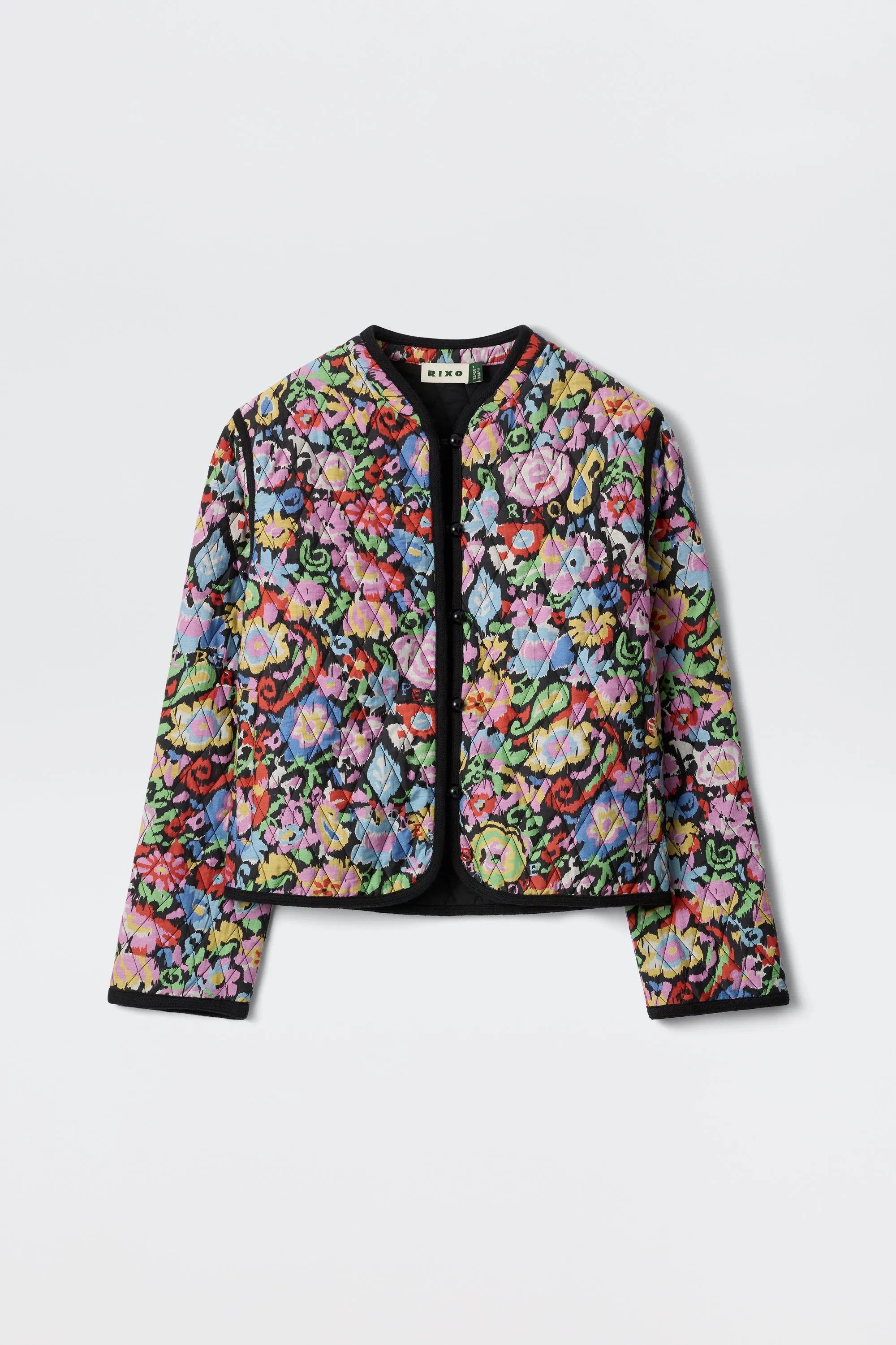 Lyanne - Ikat Bloom Charcoal sold by RIXO product image thumbnail 5