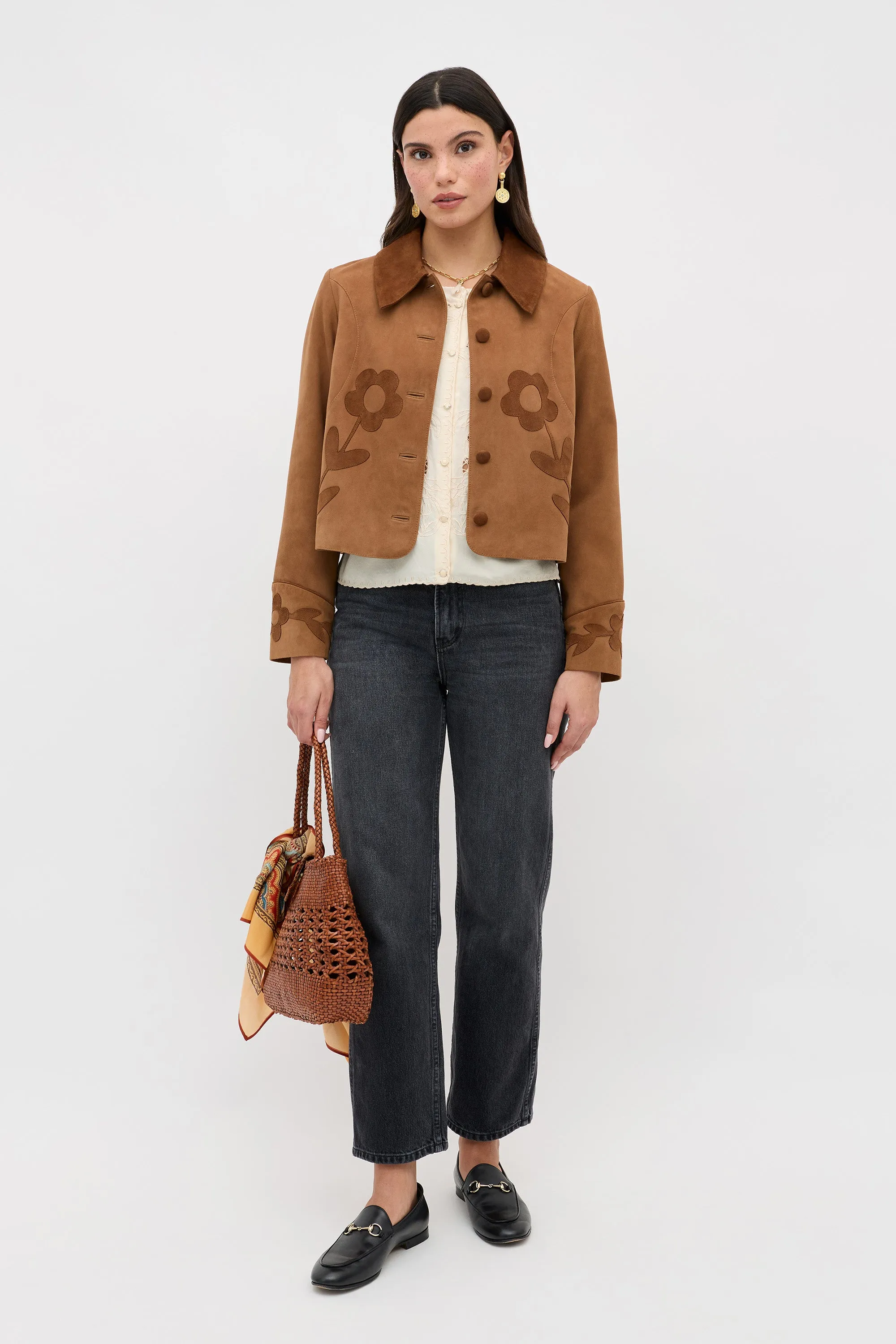 Faela - Rosalie Embroidery Shell sold by RIXO product image thumbnail 5