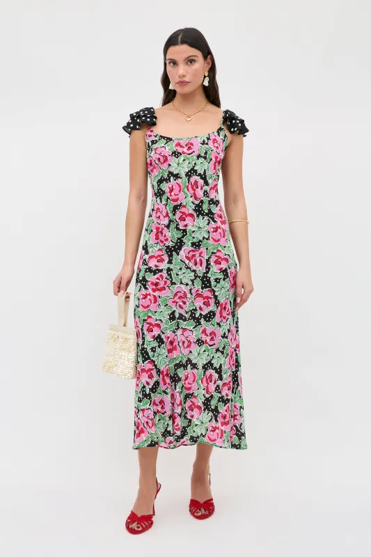 Adele - Rose Dot Mix Black made by RIXO