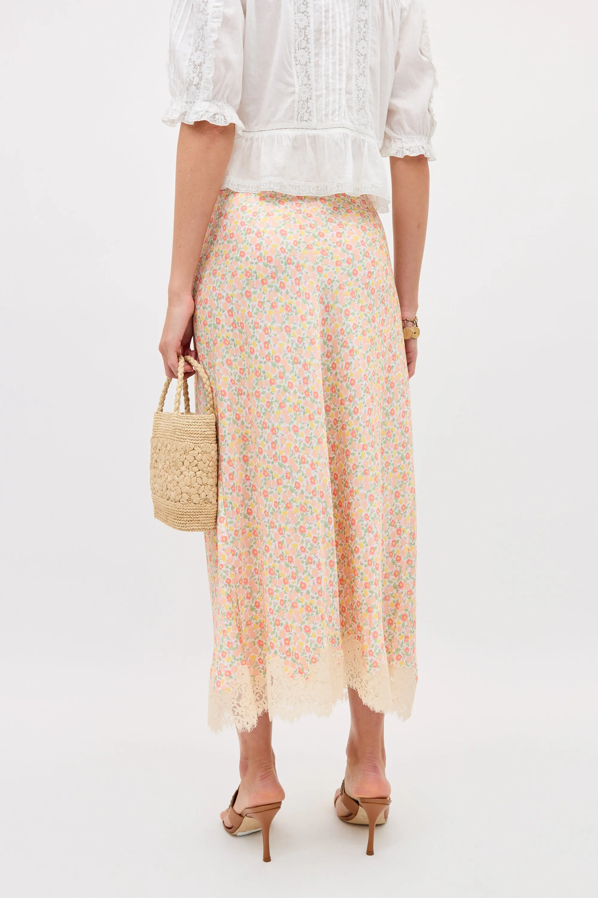 matilde skirt katie floral cream sold by RIXO product image thumbnail 3