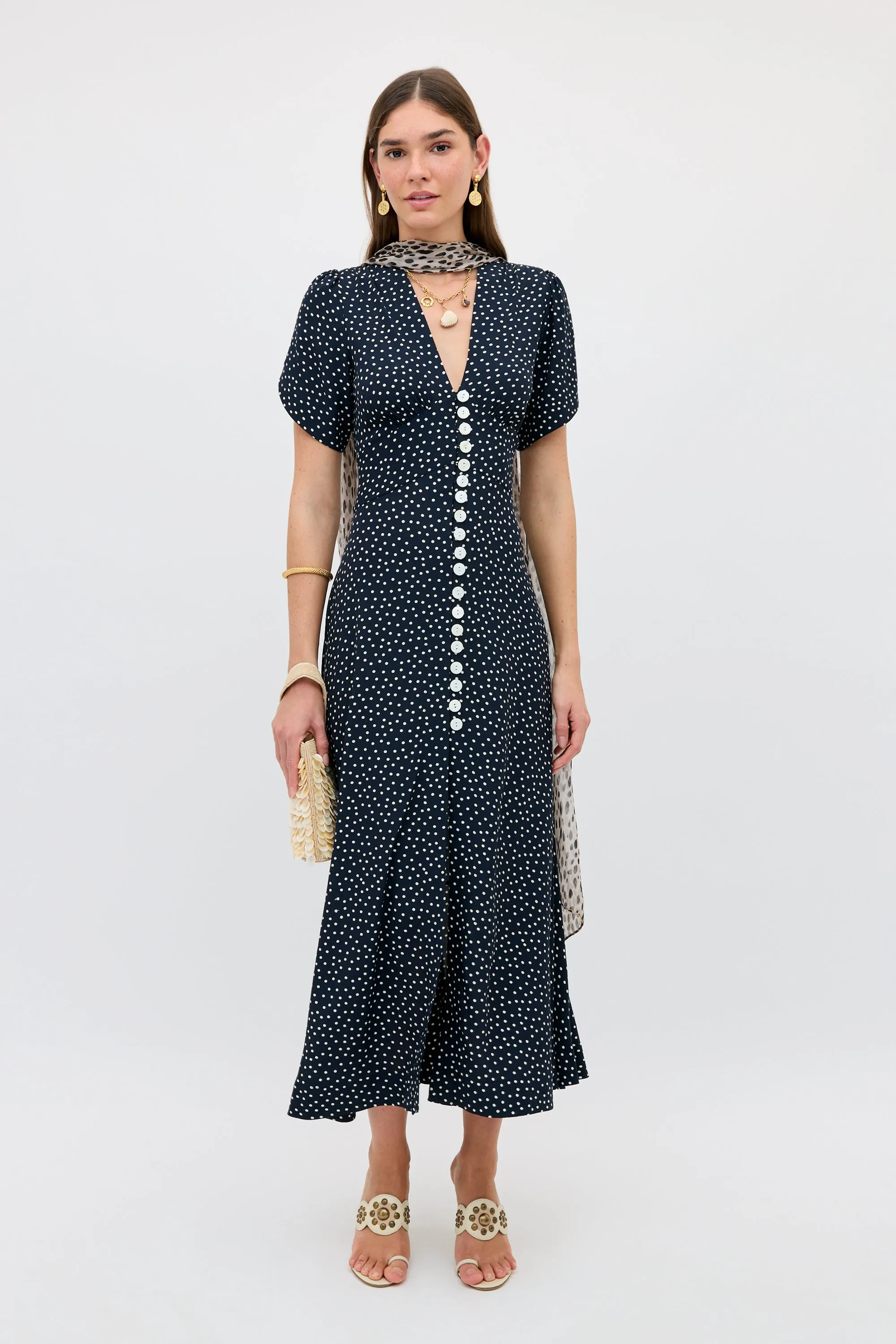 Novara - Painted Spot Midnight Navy sold by RIXO
