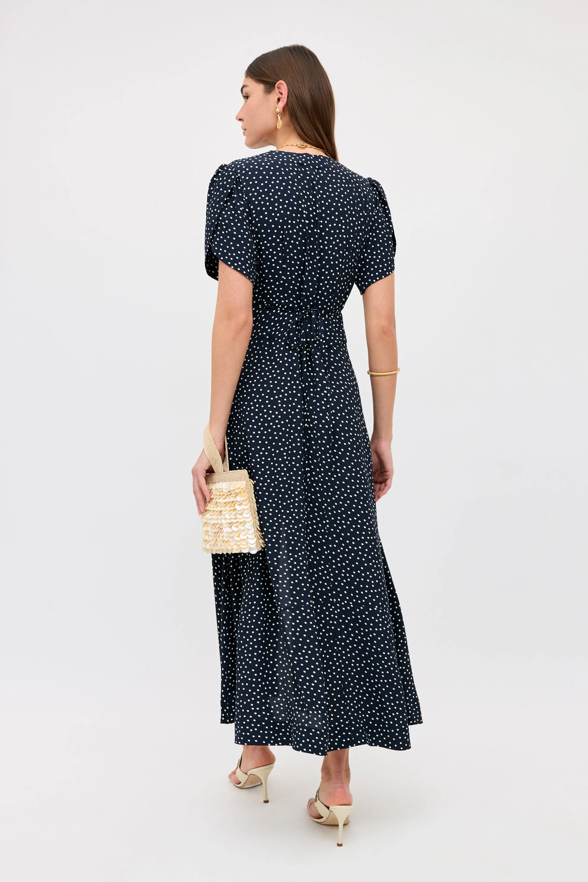 Novara - Painted Spot Midnight Navy sold by RIXO product image thumbnail 3