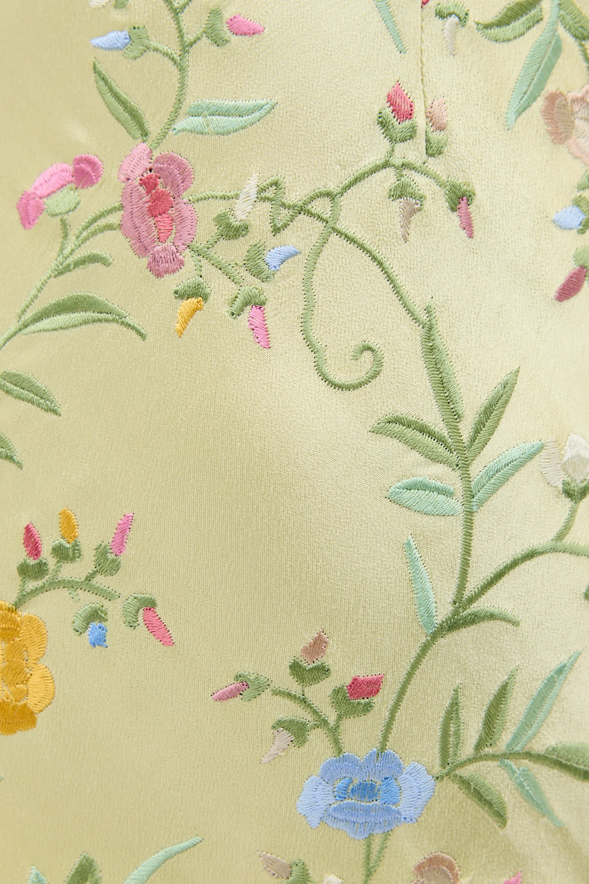 Dune - Botanical Embroidery Green sold by RIXO product image thumbnail 4