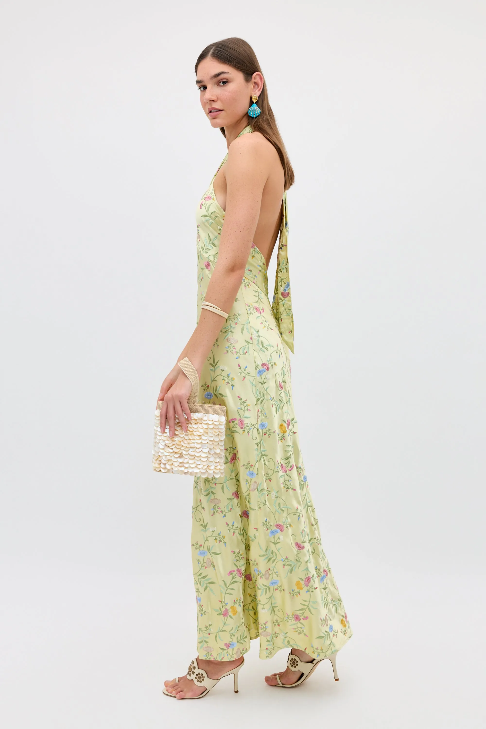 Dune - Botanical Embroidery Green sold by RIXO product image thumbnail 2