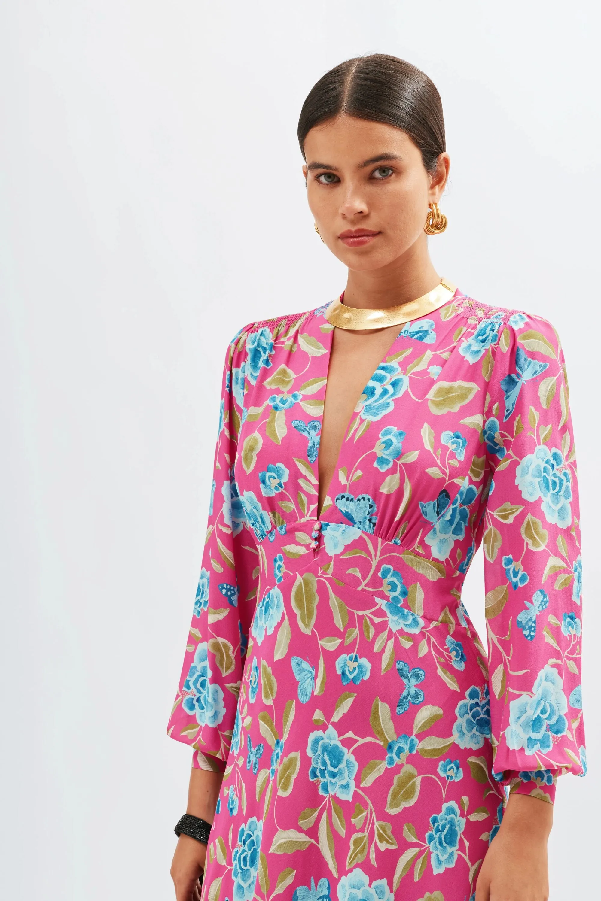 Emory - Butterfly Floral Magenta sold by RIXO product image thumbnail 4