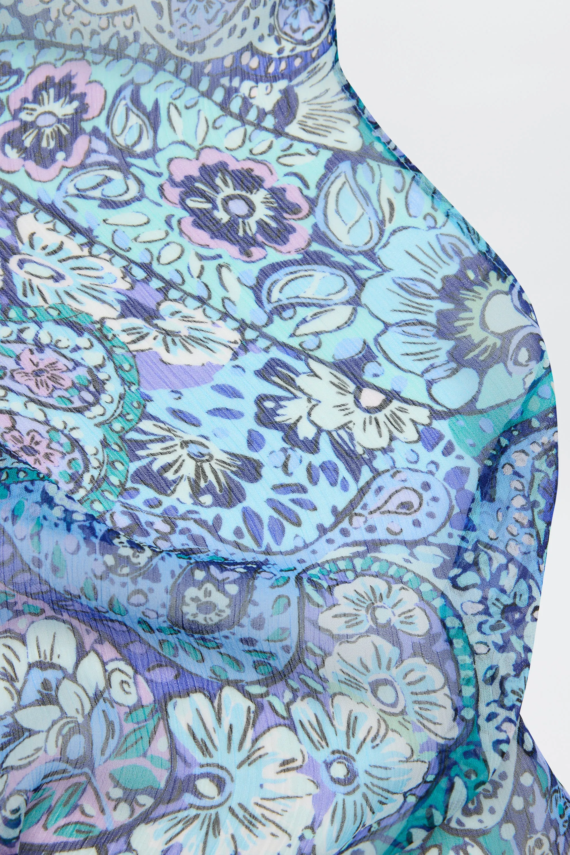 Julien - Paisley Floral Blue sold by RIXO product image thumbnail 2