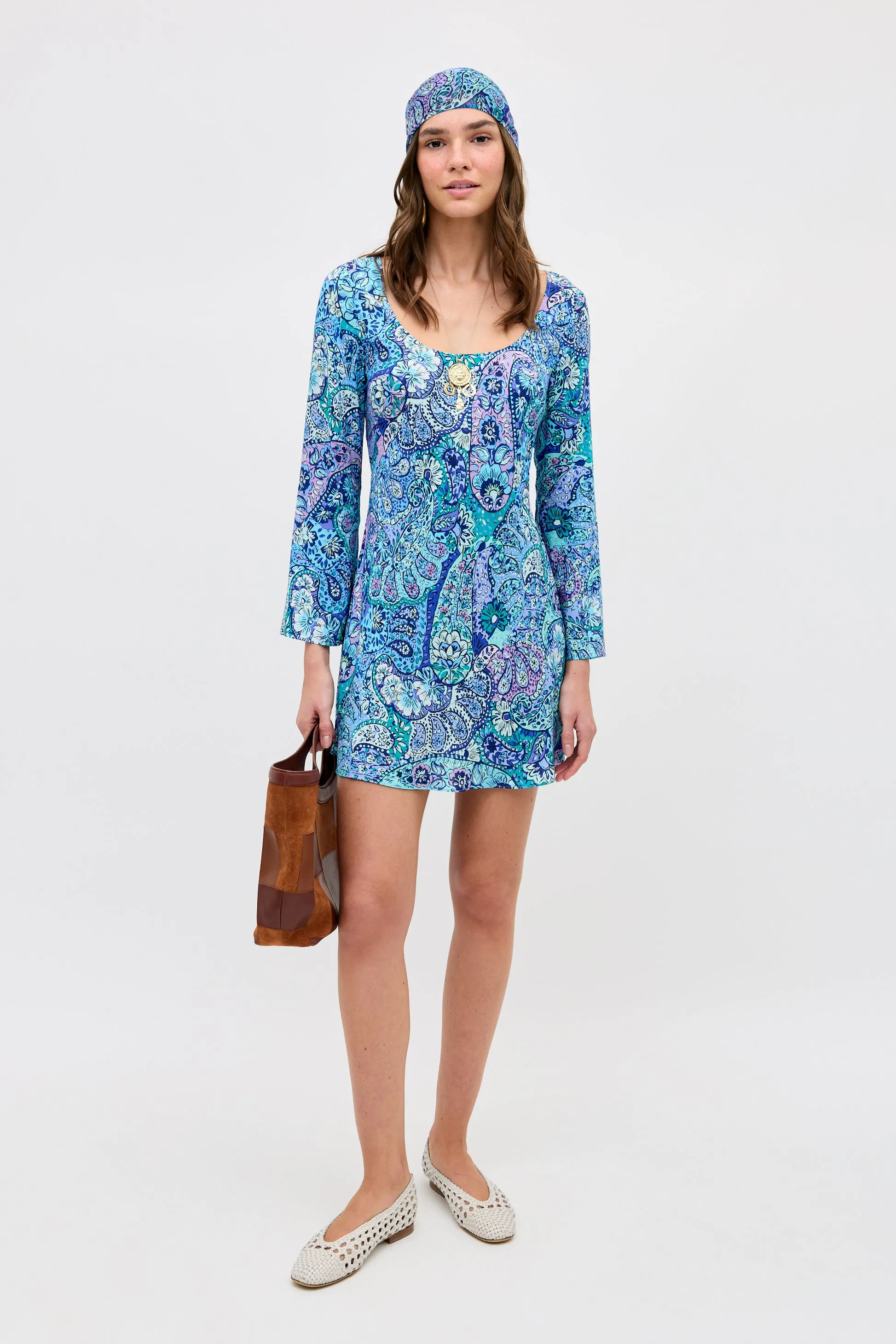 Dulce - Paisley Floral Blue sold by RIXO product image thumbnail 2