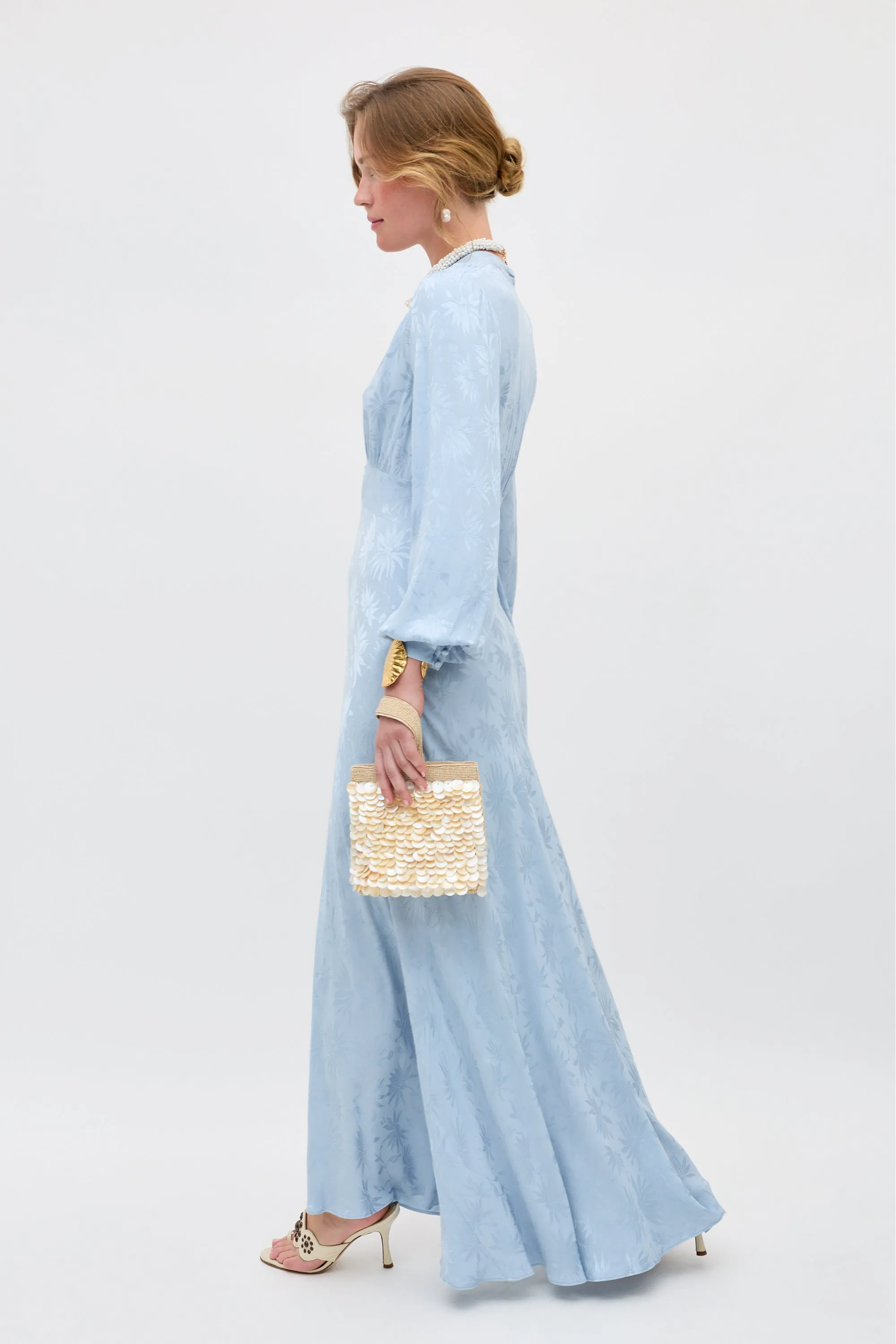 Emory - Daisy Jacquard Bluebell sold by RIXO product image thumbnail 4