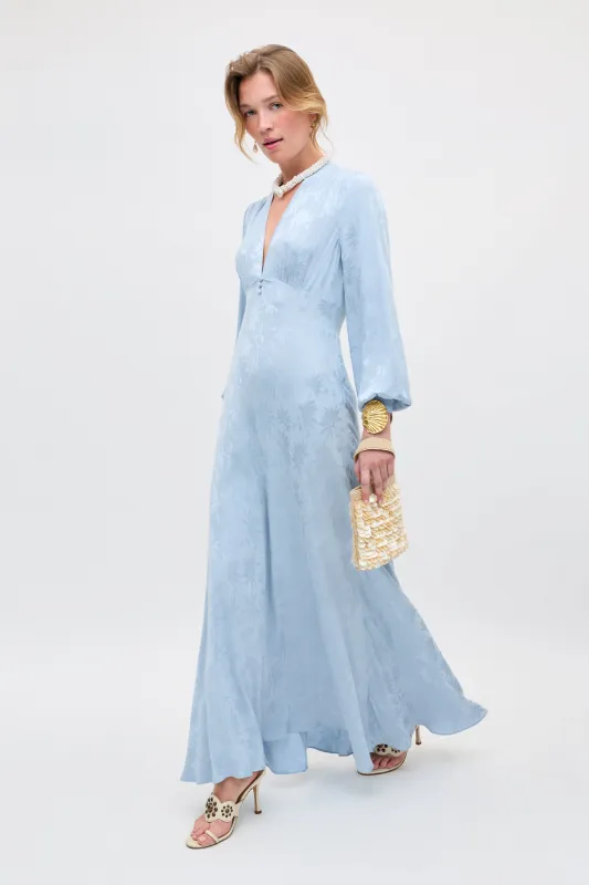 Emory - Daisy Jacquard Bluebell made by RIXO