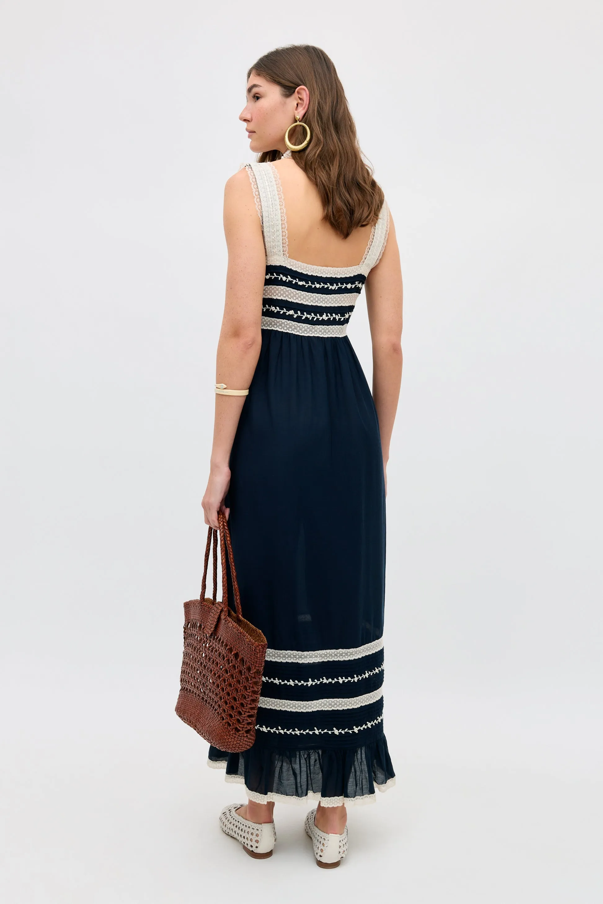 malie dress deep navy sold by RIXO product image thumbnail 5