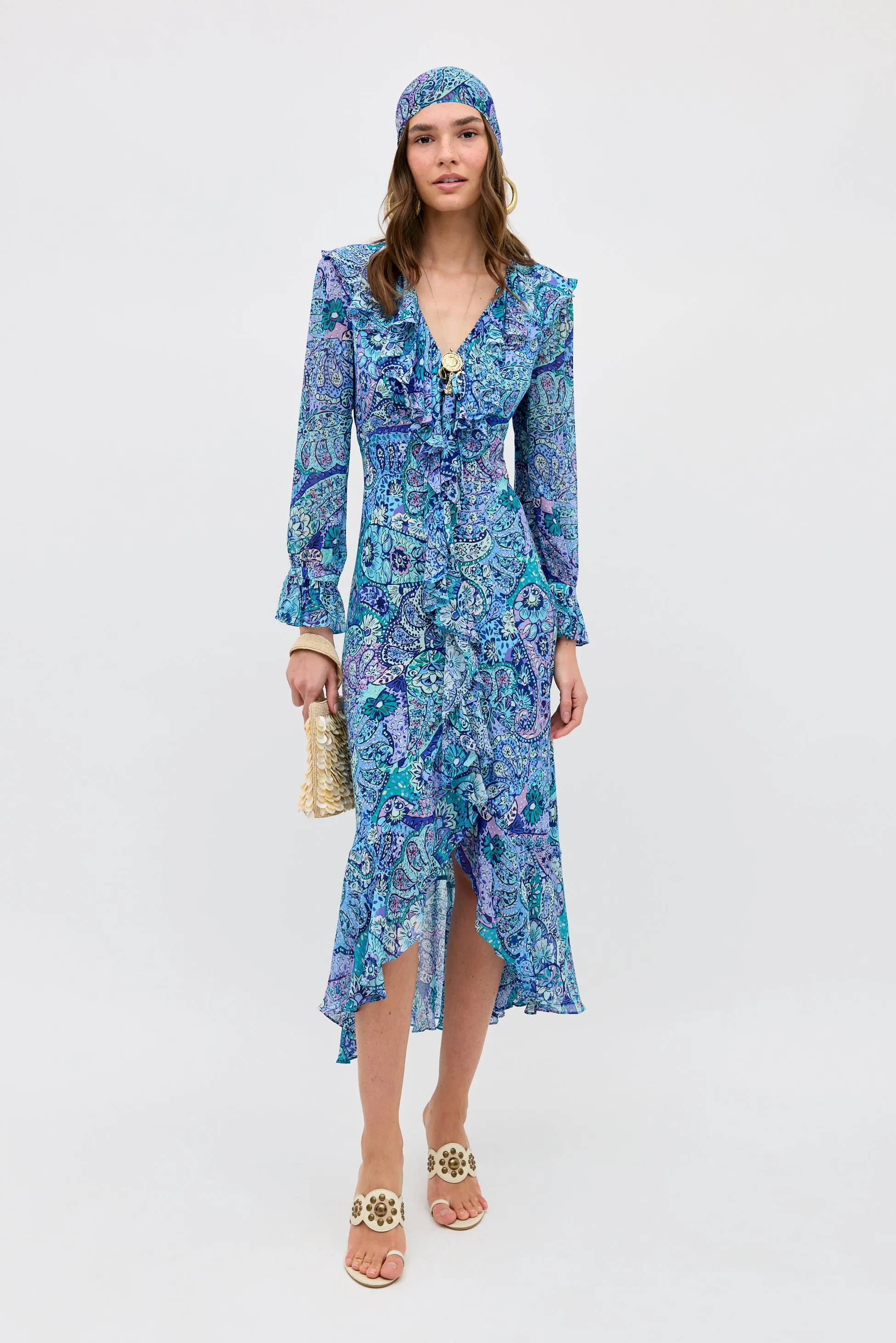 Gracye - Paisley Floral Blue sold by RIXO