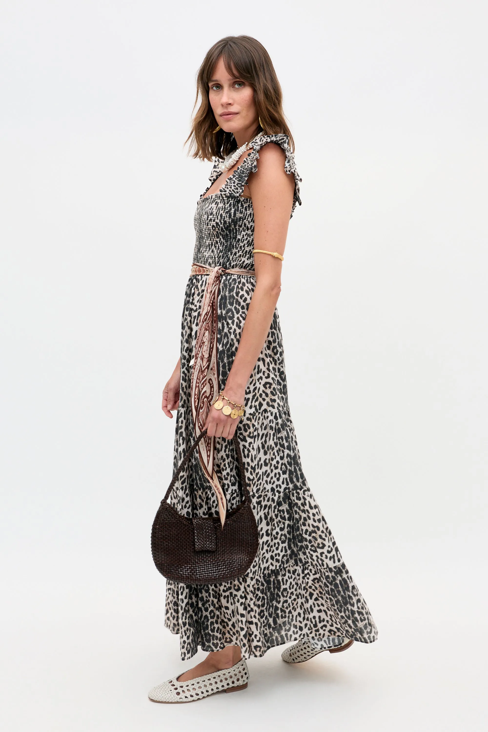 Kendall - Nina Leopard Mocha sold by RIXO product image thumbnail 2