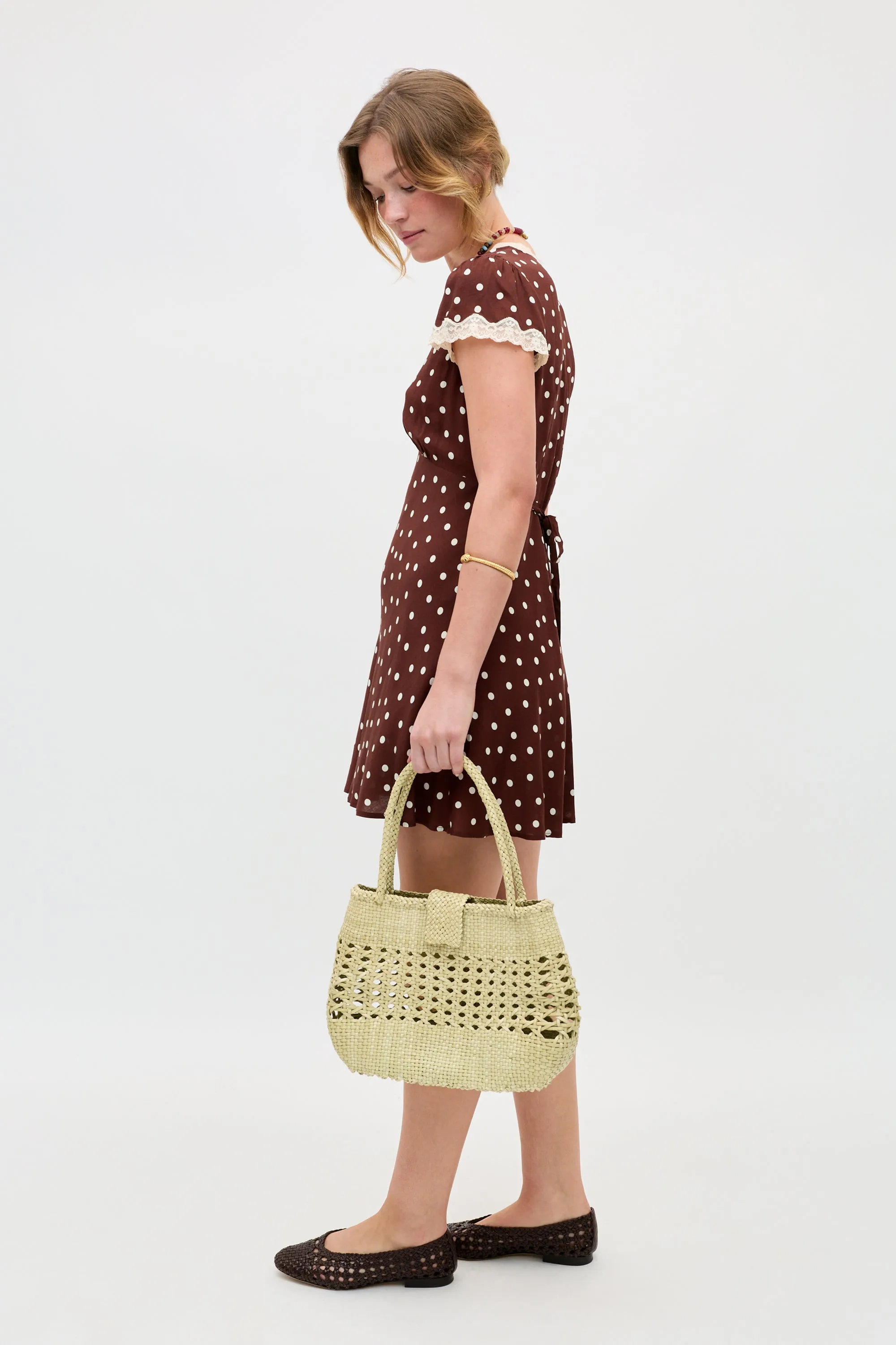 Cely - Layla Dot Brown sold by RIXO product image thumbnail 5